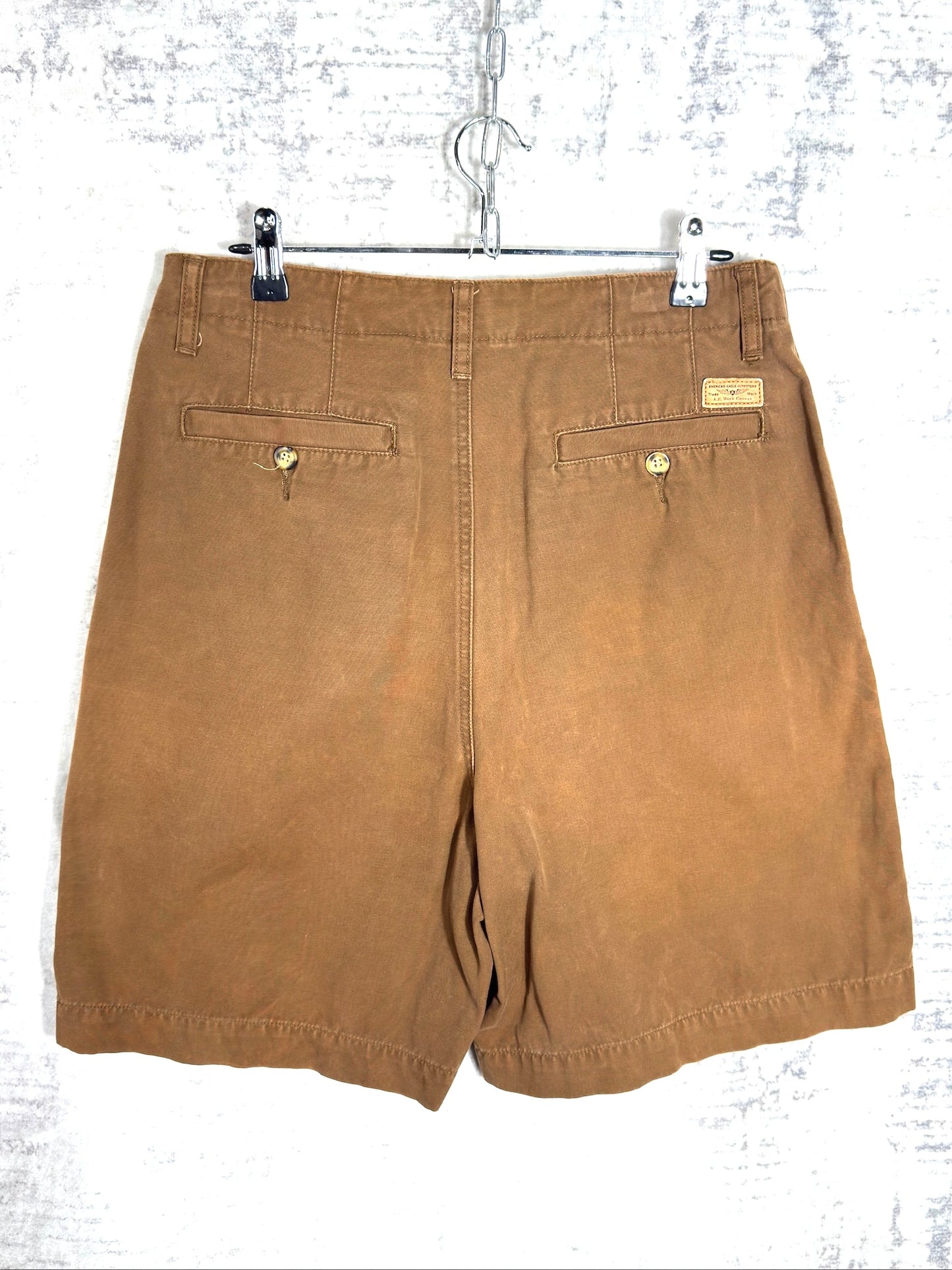 VINTAGE 90s AMERICAN EAGLE OUTFITTERS CHINO BERMUDA SHORTS  SZ: 29