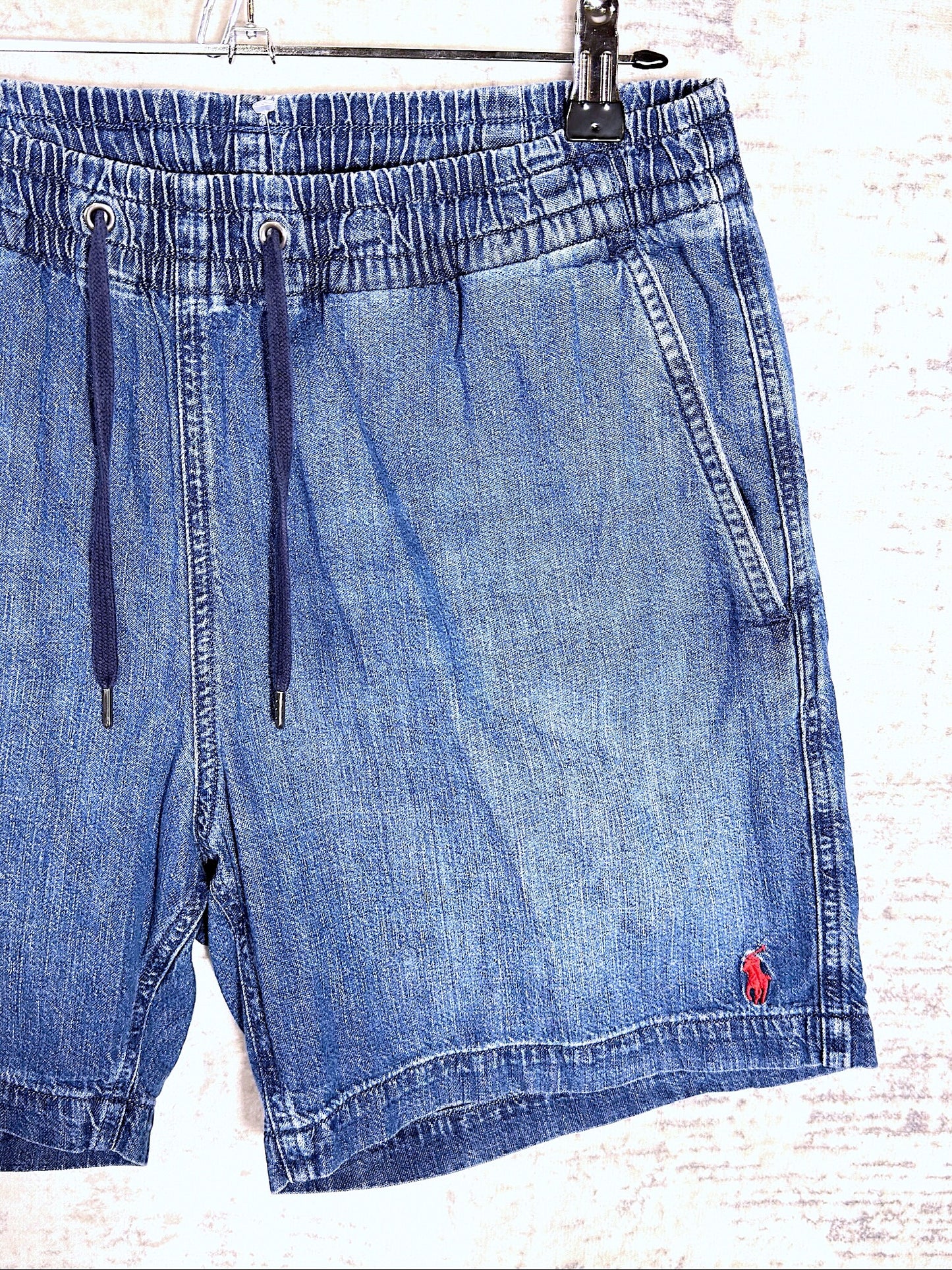 RALPH LAUREN POLO "PREPSTER" DENIM SHORTS  SZ: M