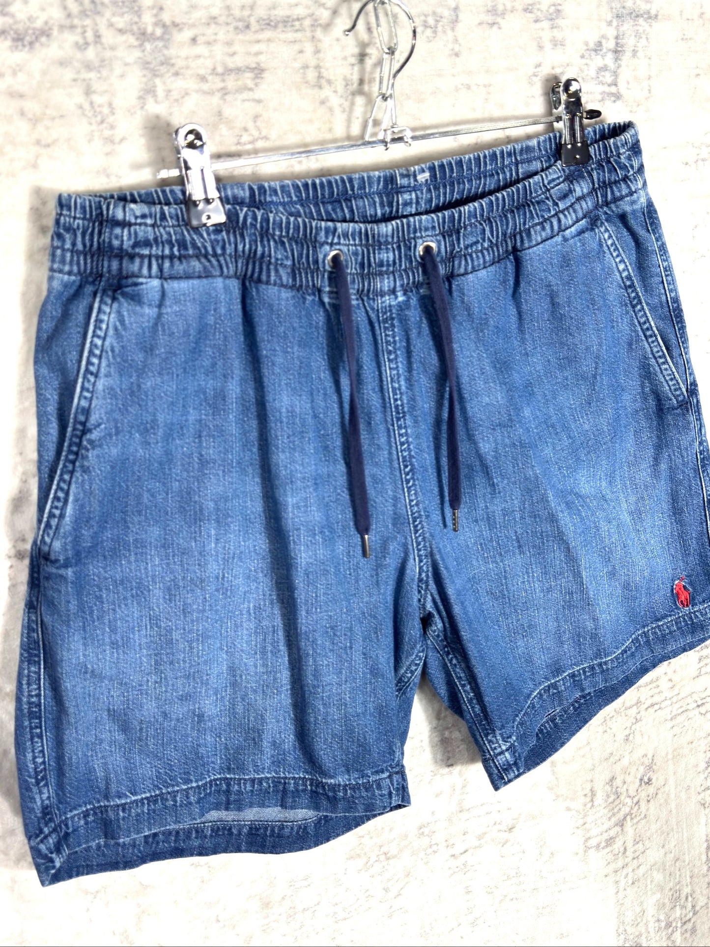 RALPH LAUREN POLO "PREPSTER" DENIM SHORTS  SZ: M