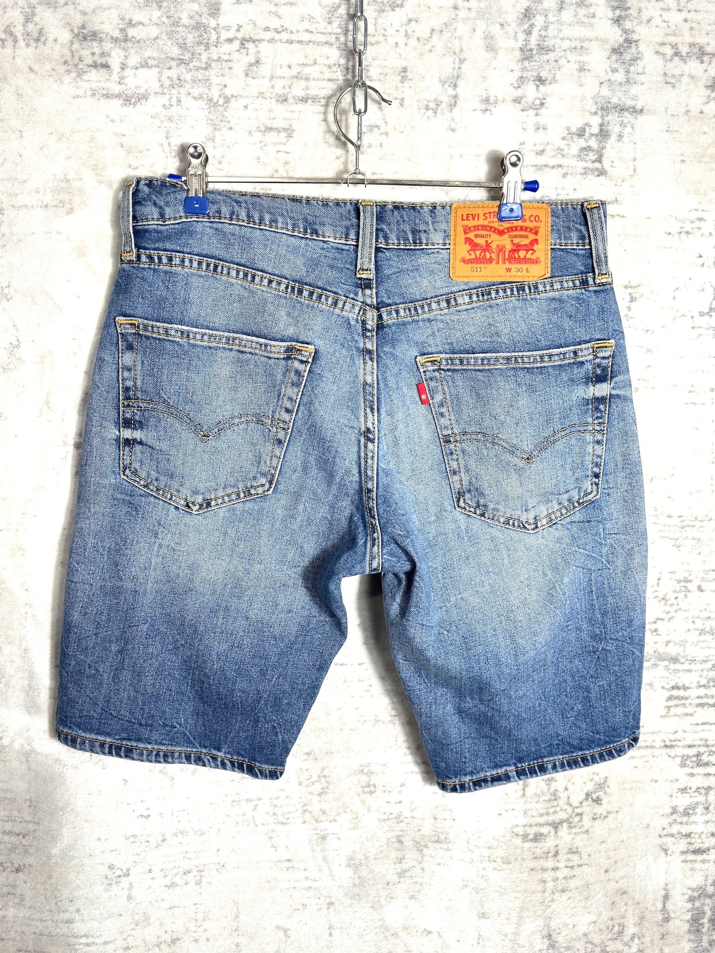 LEVI'S 511 "SLIM" DENIM SHORTS Sz: 30