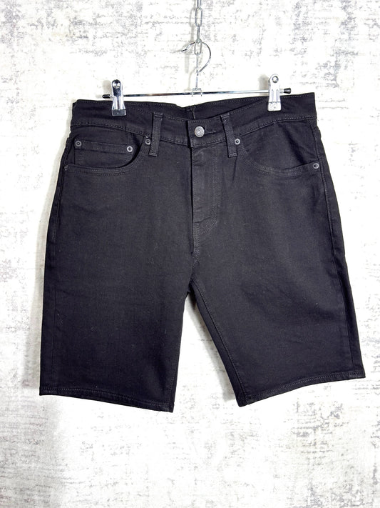 LEVI'S 511 "SLIM" BLACK DENIM SHORTS Sz: 31