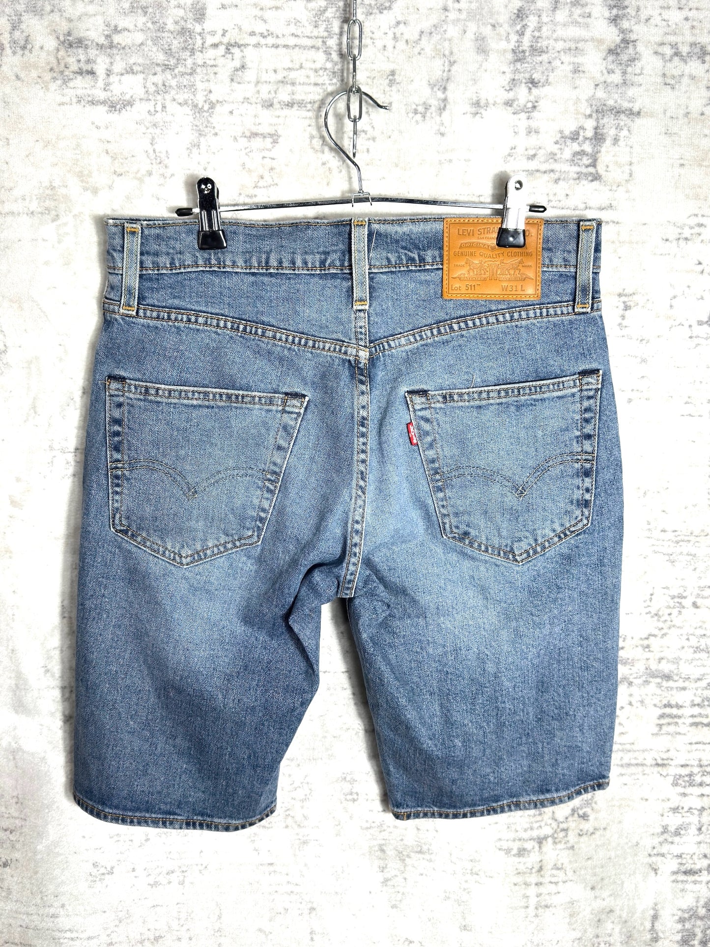 LEVI'S 511 "SLIM" BLACK SHORTS Sz: 31