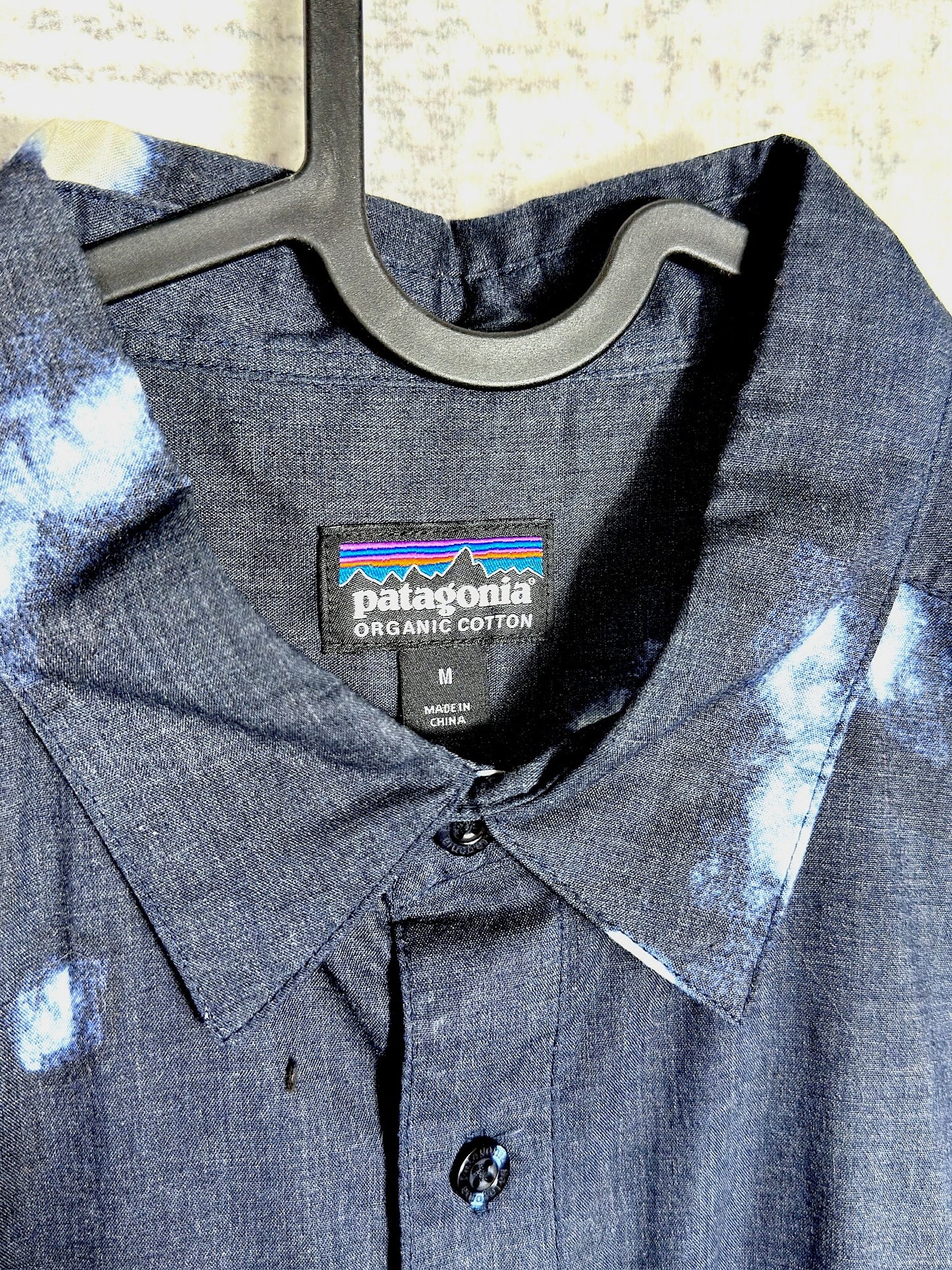 PATAGONIA "TIE DYE" SHORT SLEEVES SHIRT SZ: M