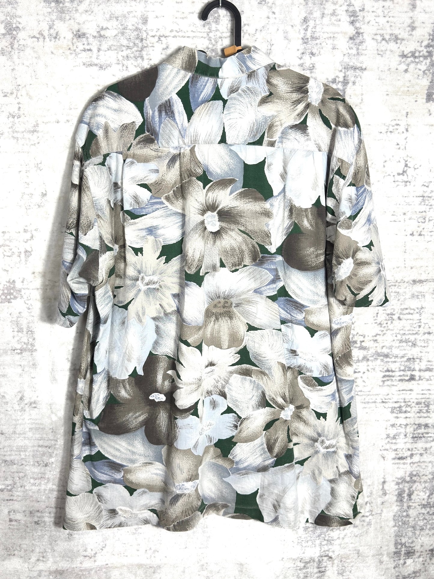 VINTAGE 90s CLUB D'AMINGO "FLORAL" SHORT SLEEVES SHIRT SZ: M