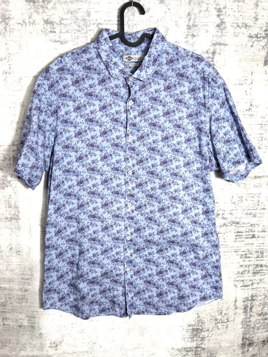 LEE COOPER "FLORAL" SHORT SLEEVES SHIRT SZ: L
