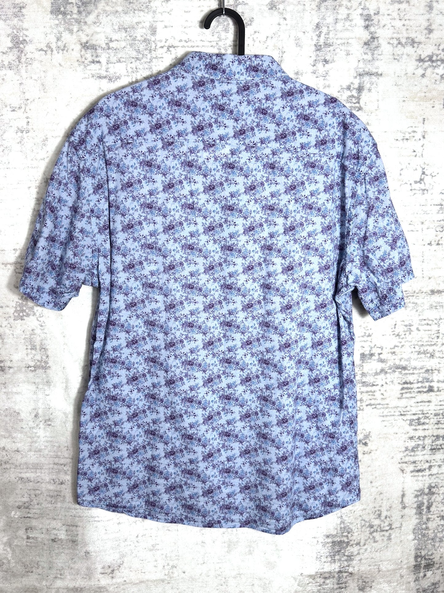LEE COOPER "FLORAL" SHORT SLEEVES SHIRT SZ: L