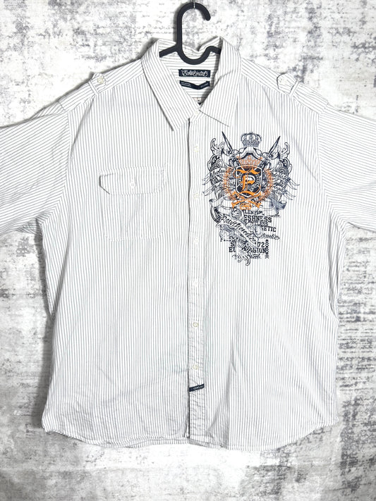 Y2K ECKO UNLTD "CHECK" SHORT SLEEVES SHIRT SZ: XXL