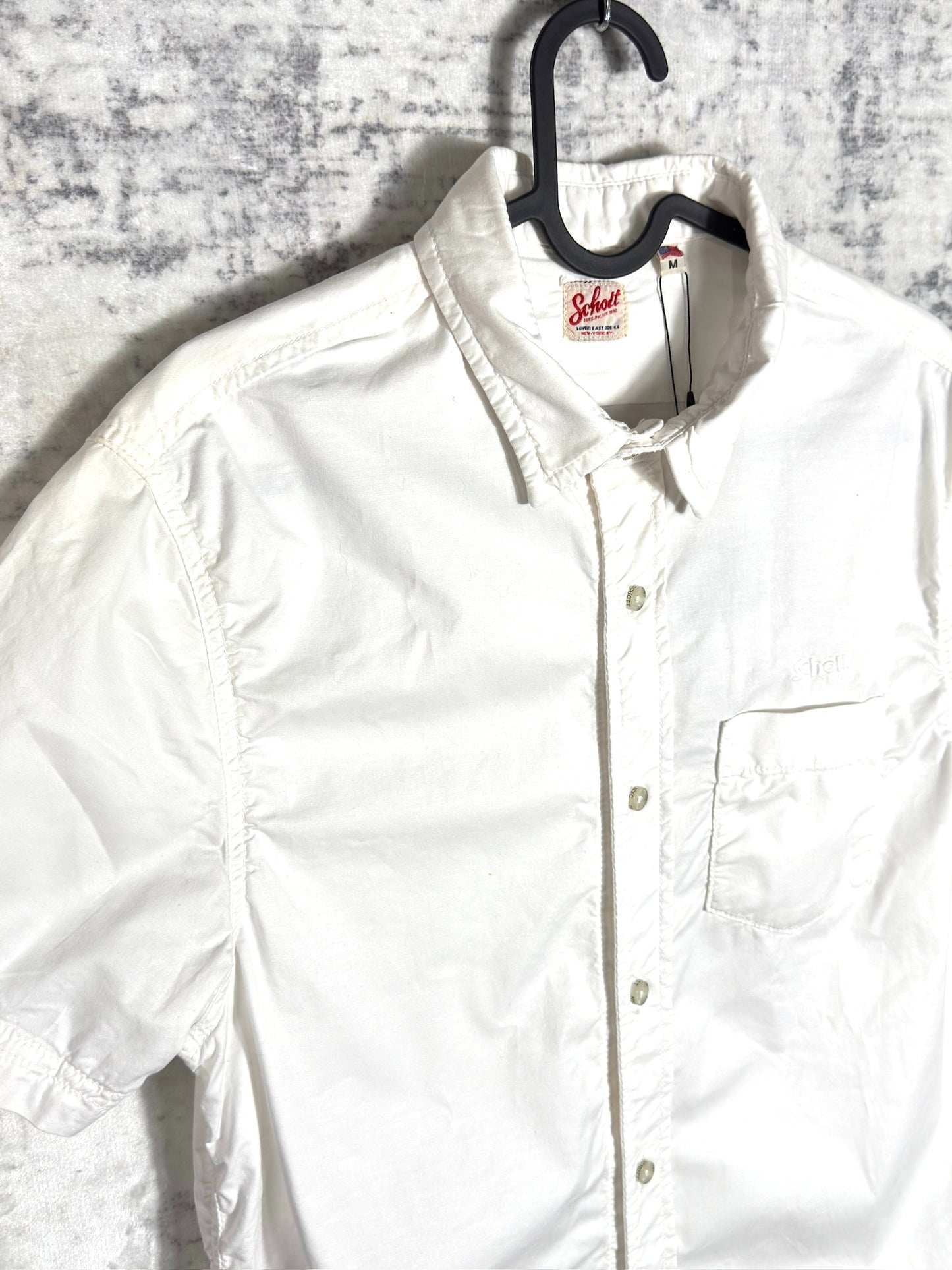 SCHOTT BROS. "EUROP" SHORT SLEEVES SHIRT SZ: M