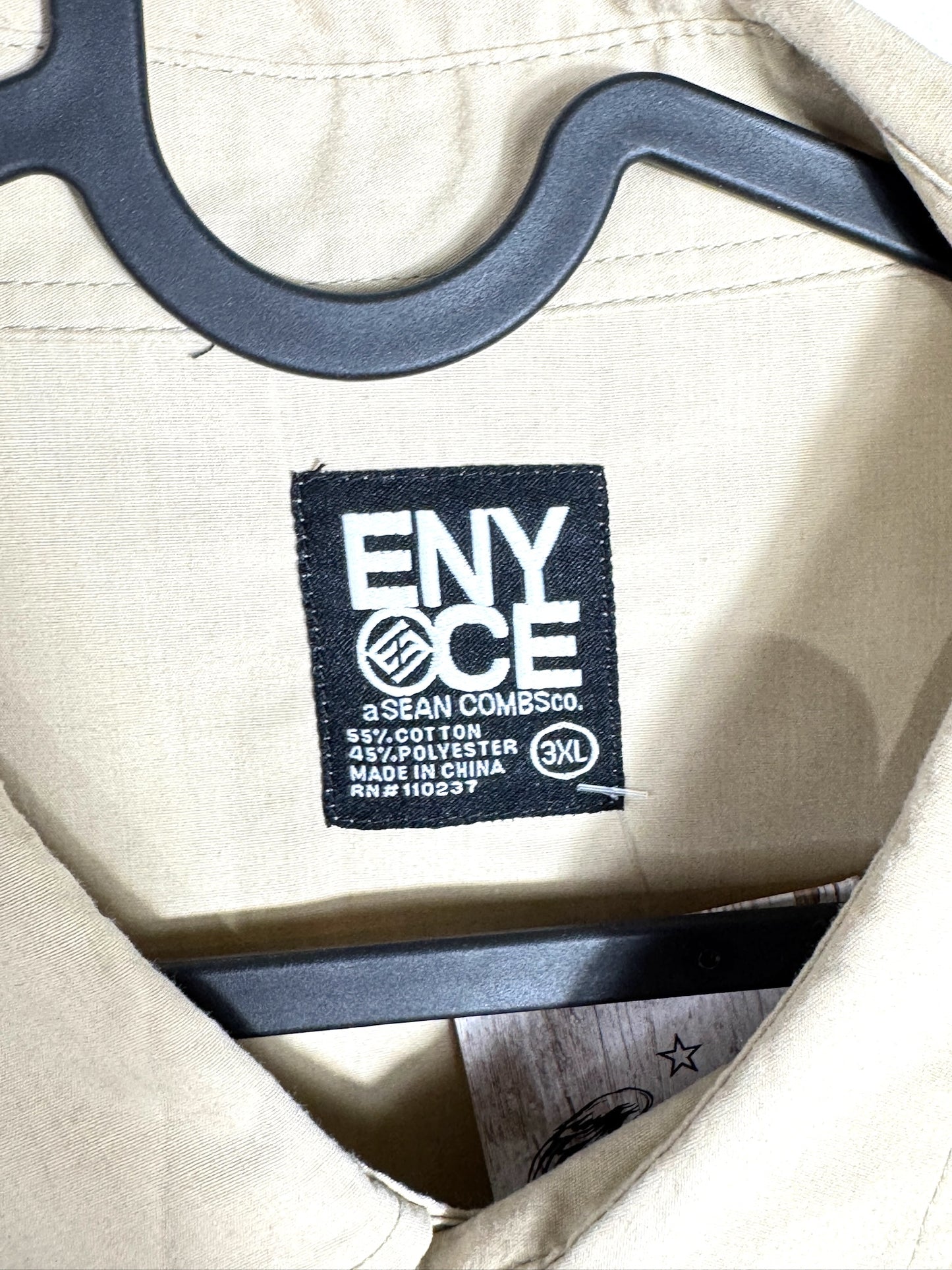 Y2K ENYCE SHORT SLEEVES SHIRT SZ: 3XL