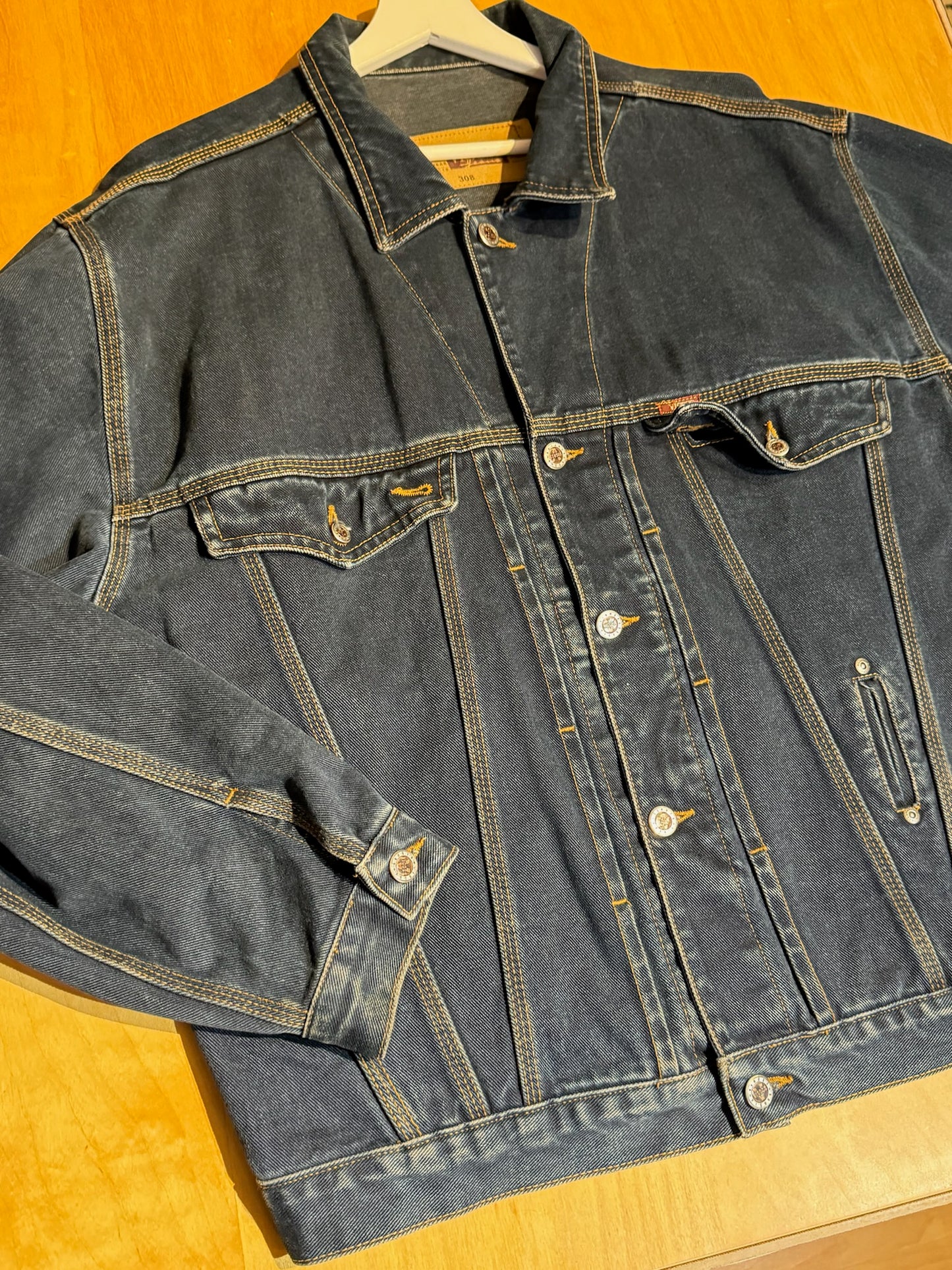 VINTAGE 90s VIGOSS JEANS DENIM JACKET SZ: XL