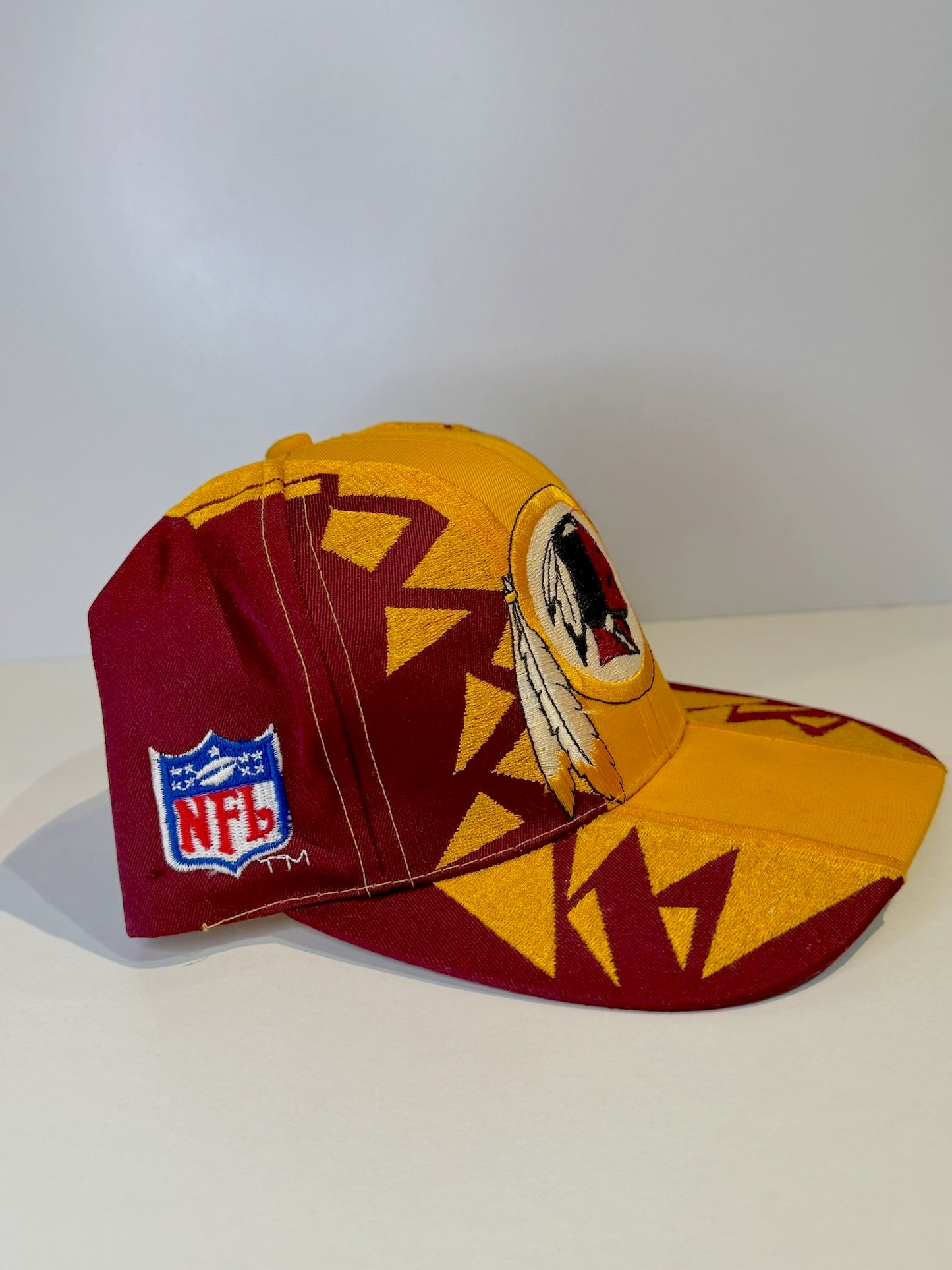 VINTAGE 90s WASHINGTON REDSKINS INTER CAP SNAPBACK CAP HAT