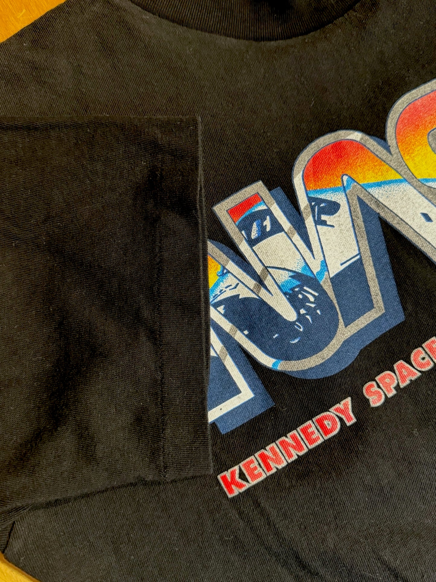 MARINE 90s NASA "KENNEDY SPACE CENTER" T-SHIRT  SZ: L