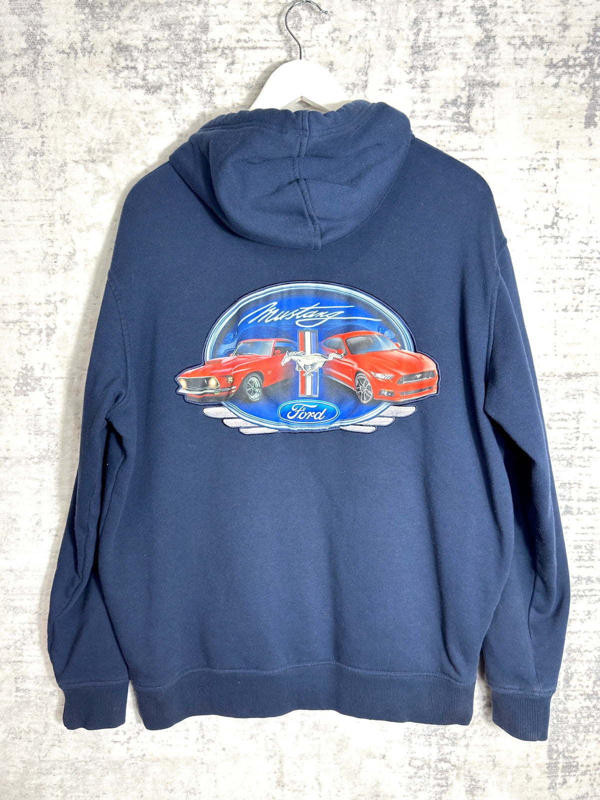 FORD MUSTANG BY THE BRADFORD EXCHANGE HOODIE ZIP UP Sz: L