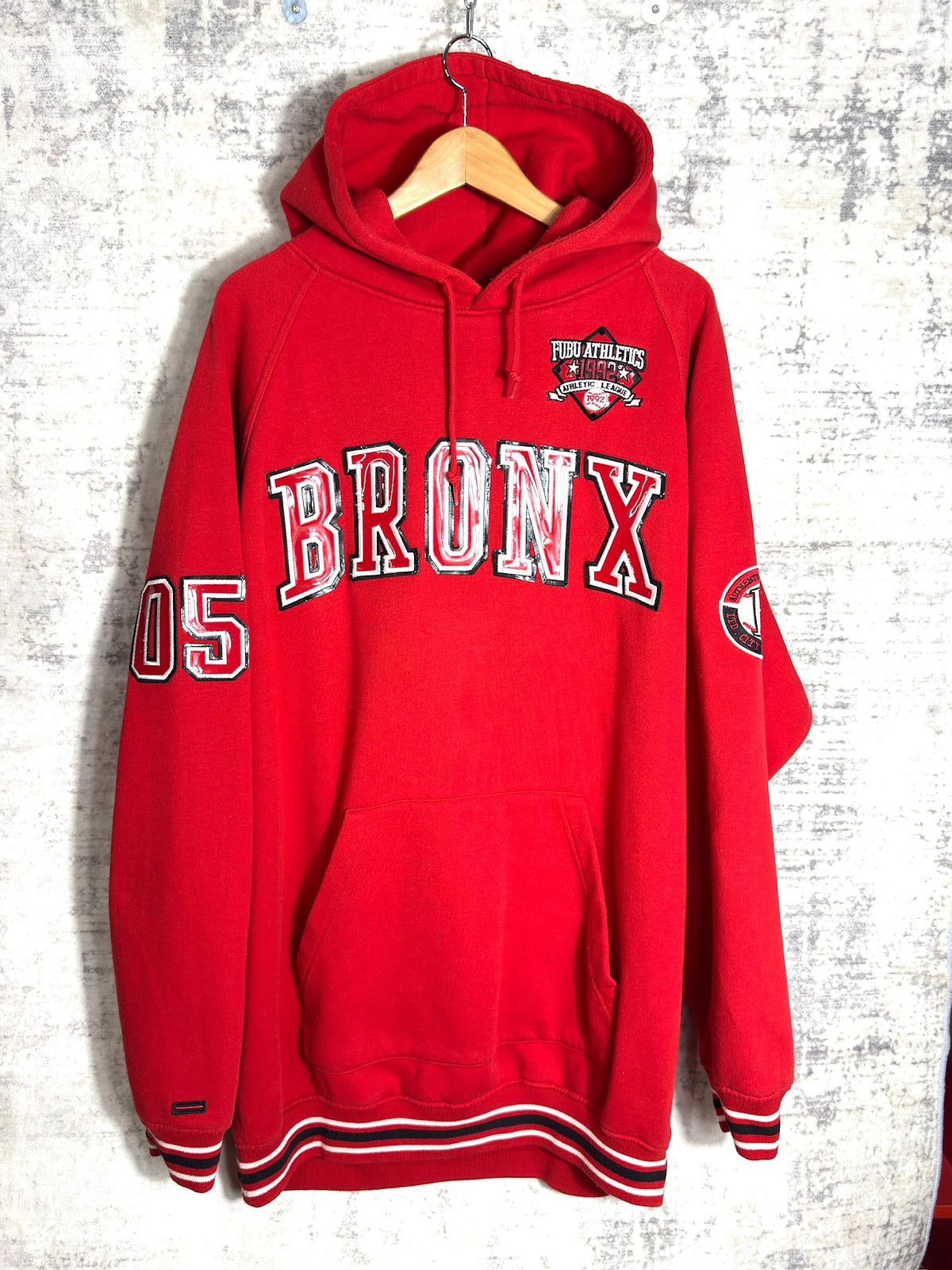 Y2K FUBU "BRONX 05" HOODIE Sz: XXL