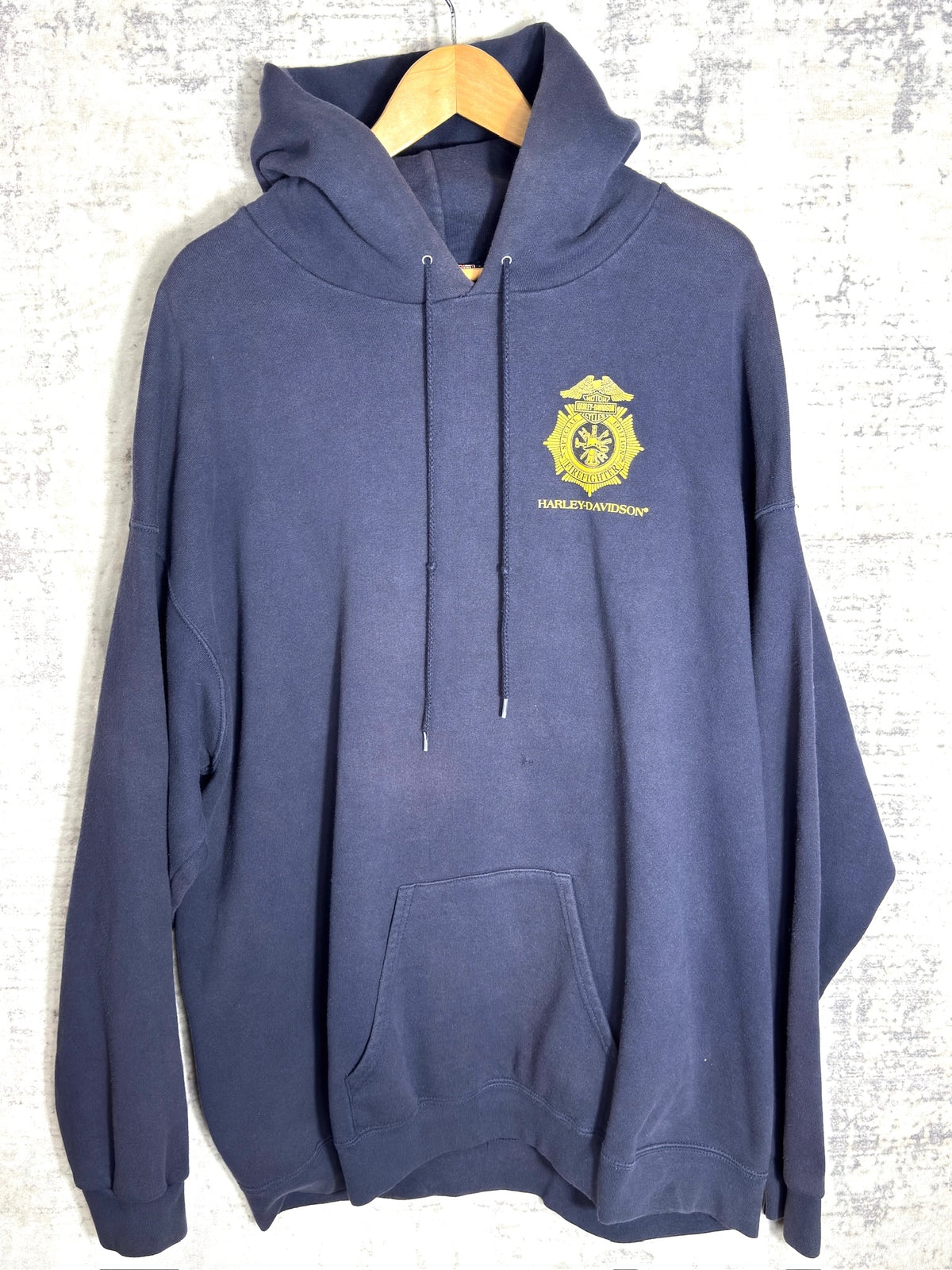 HARLEY DAVIDSON 2002 "SPECIAL EDITION FIREFIGHTER" HOODIE Sz: XXL