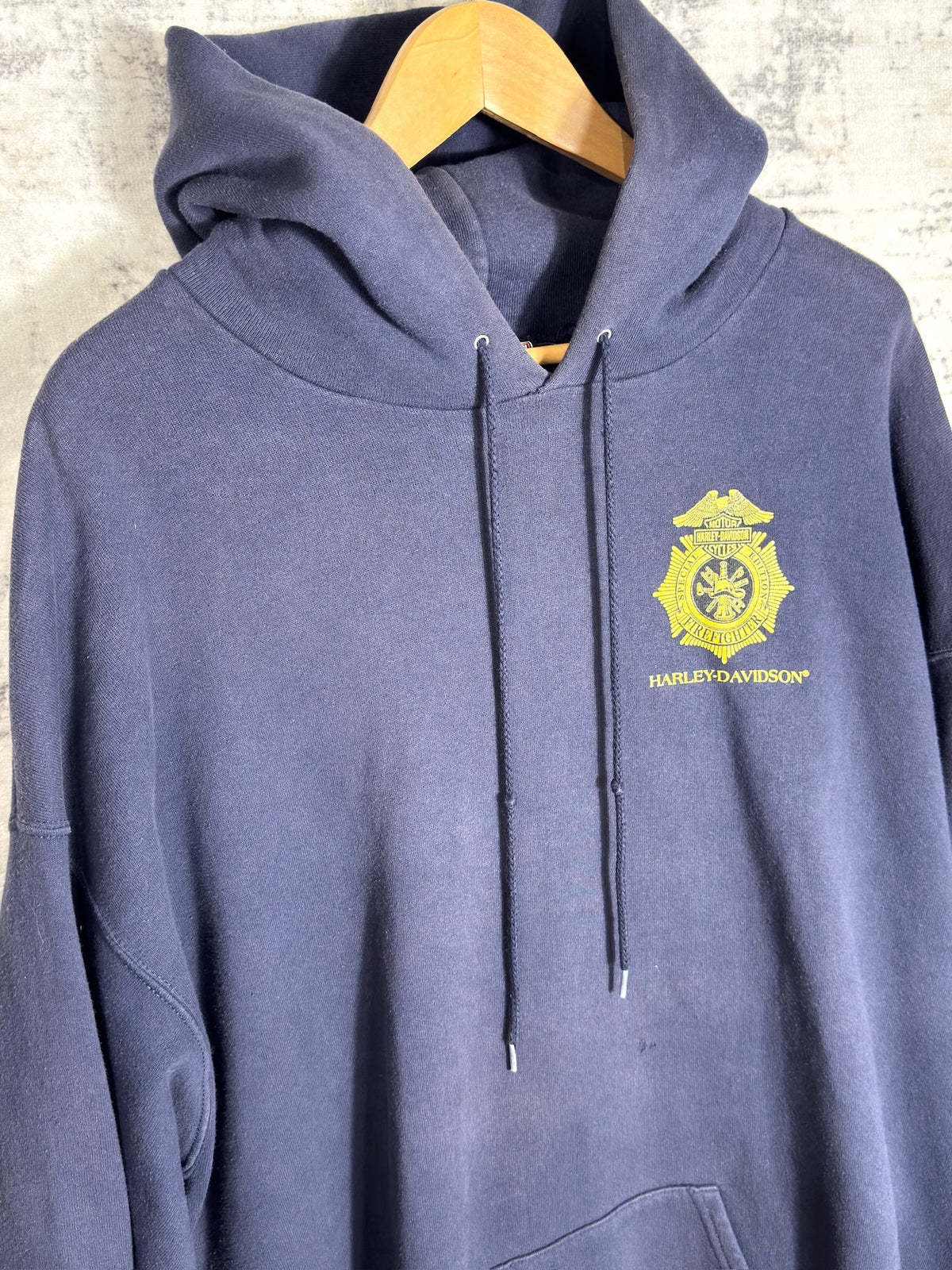 HARLEY DAVIDSON 2002 "SPECIAL EDITION FIREFIGHTER" HOODIE Sz: XXL