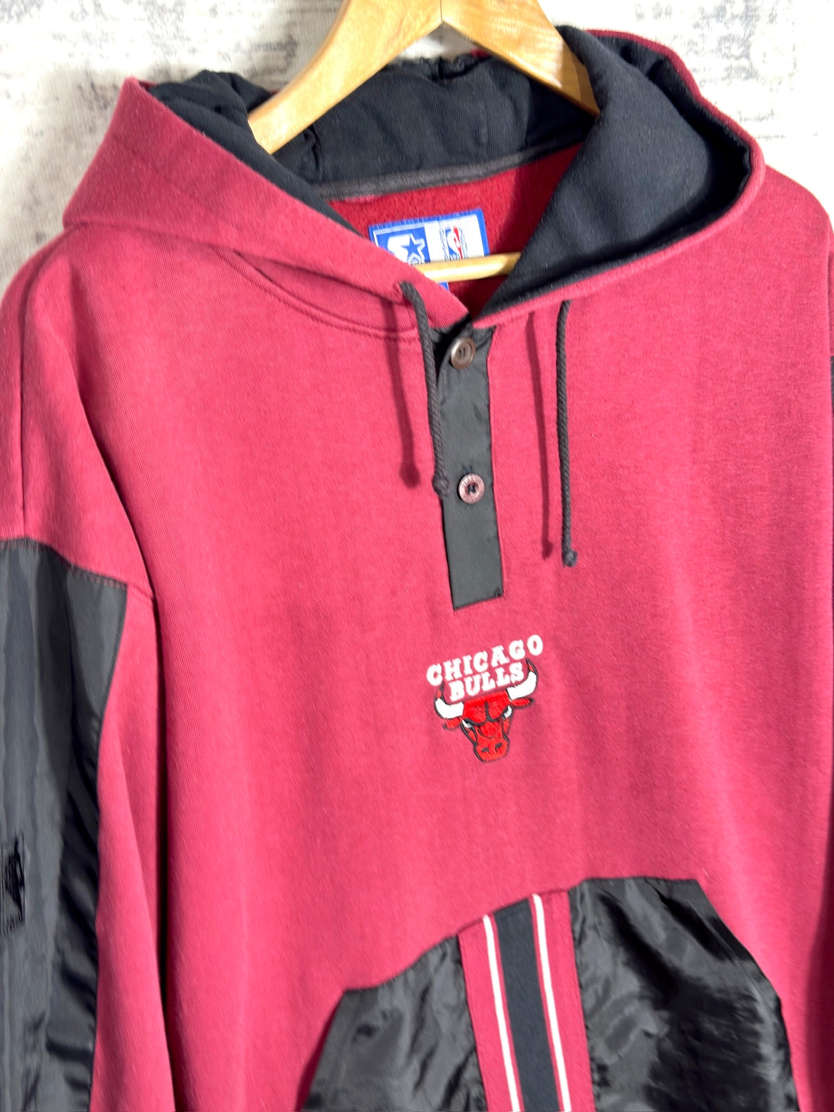 STARTER VINTAGE 90s CHICAGO BULLS HOODIE Sz: M