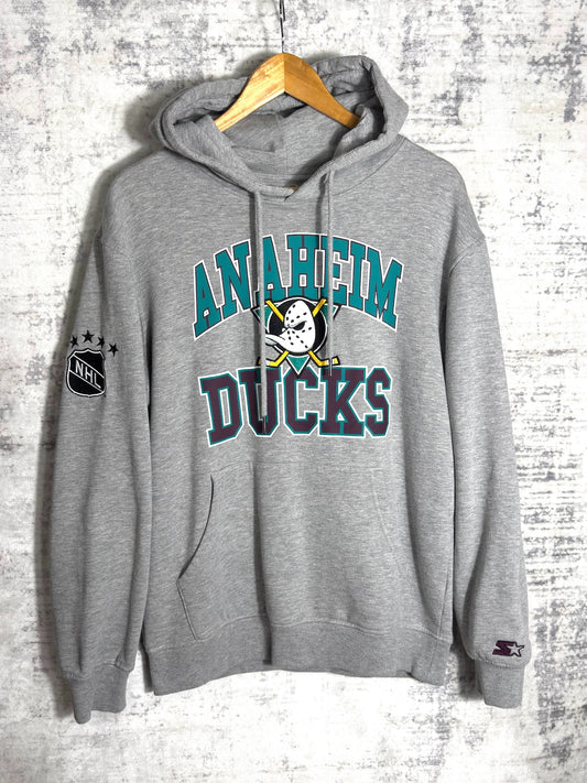 VINTAGE 90s MIGHTY DUCKS HOODIE Sz: S