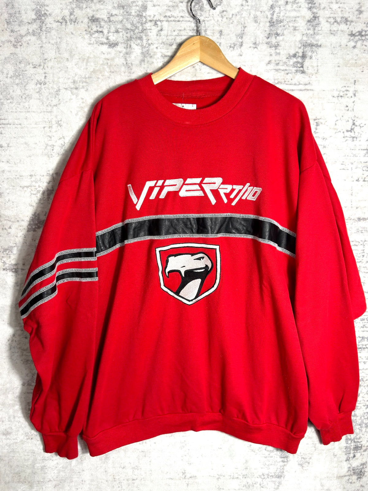 VINTAGE 90s DODGE VIPER RT/10 BY JEFF HAMILTON SWEATSHIRT Sz: XL