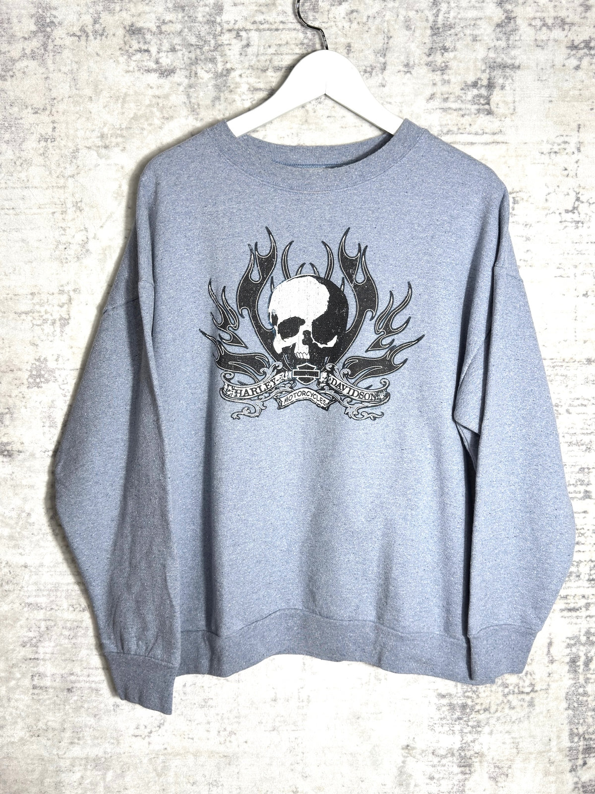 HARLEY DAVIDSON 2008 "SKULL" SWEATSHIRT Sz: L