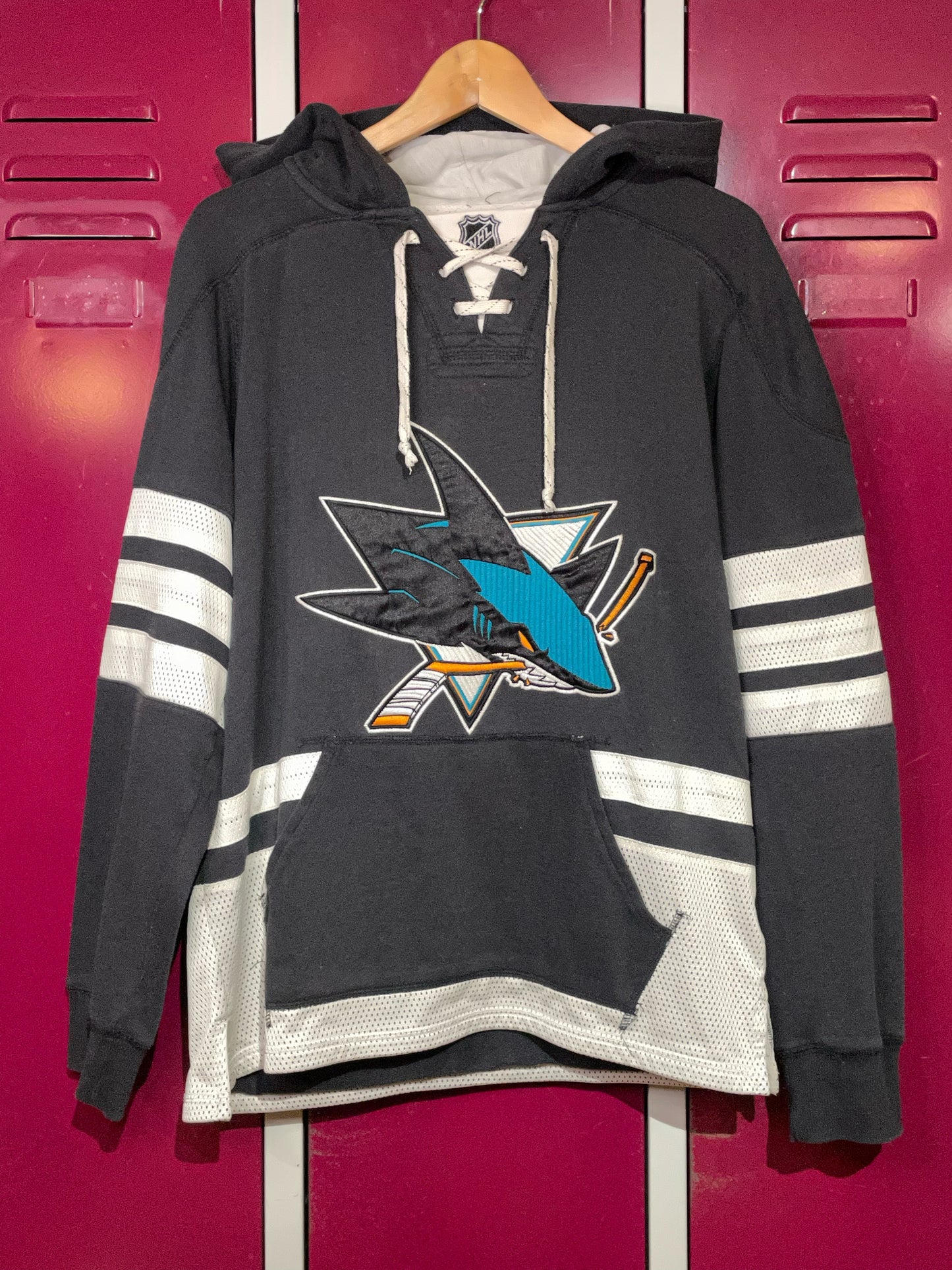 CCM SAN JOSE SHARKS NHL HOCKEY HOODIE  SZ: S