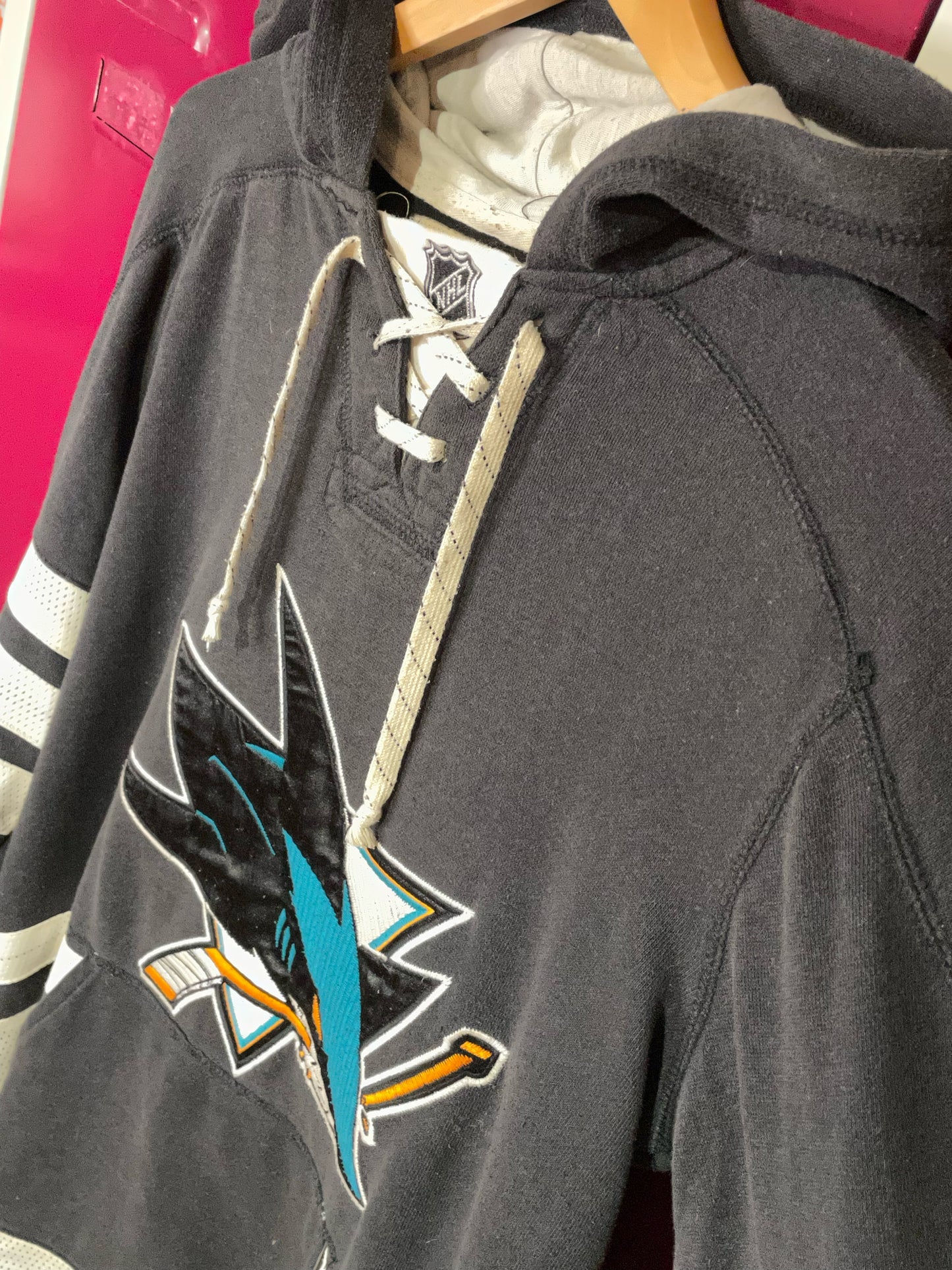 CCM SAN JOSE SHARKS NHL HOCKEY HOODIE  SZ: S