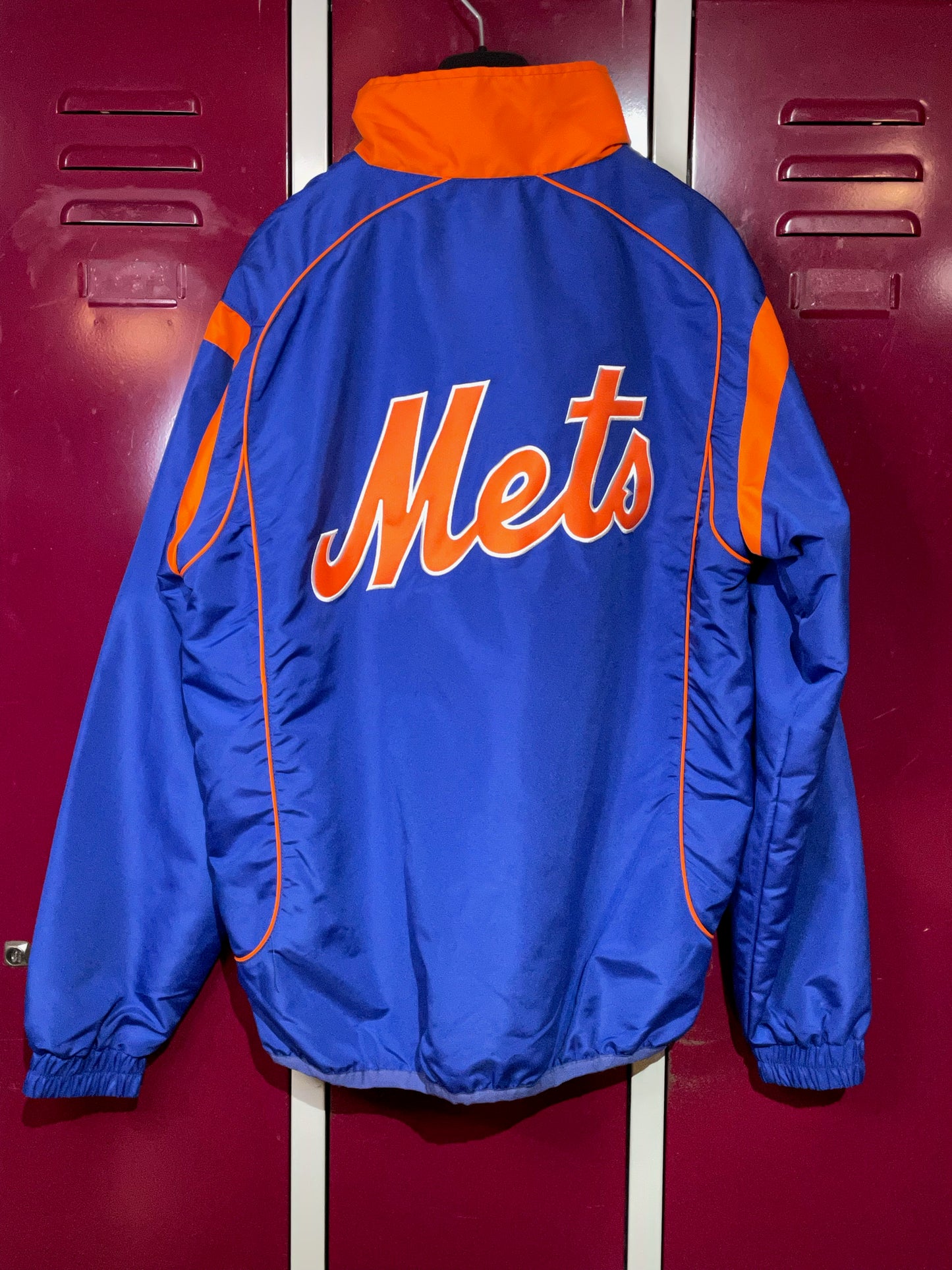 G-III NEW YORK METS MLB BASEBALL TRACK SUIT HALF ZIP TOP  Sz: M