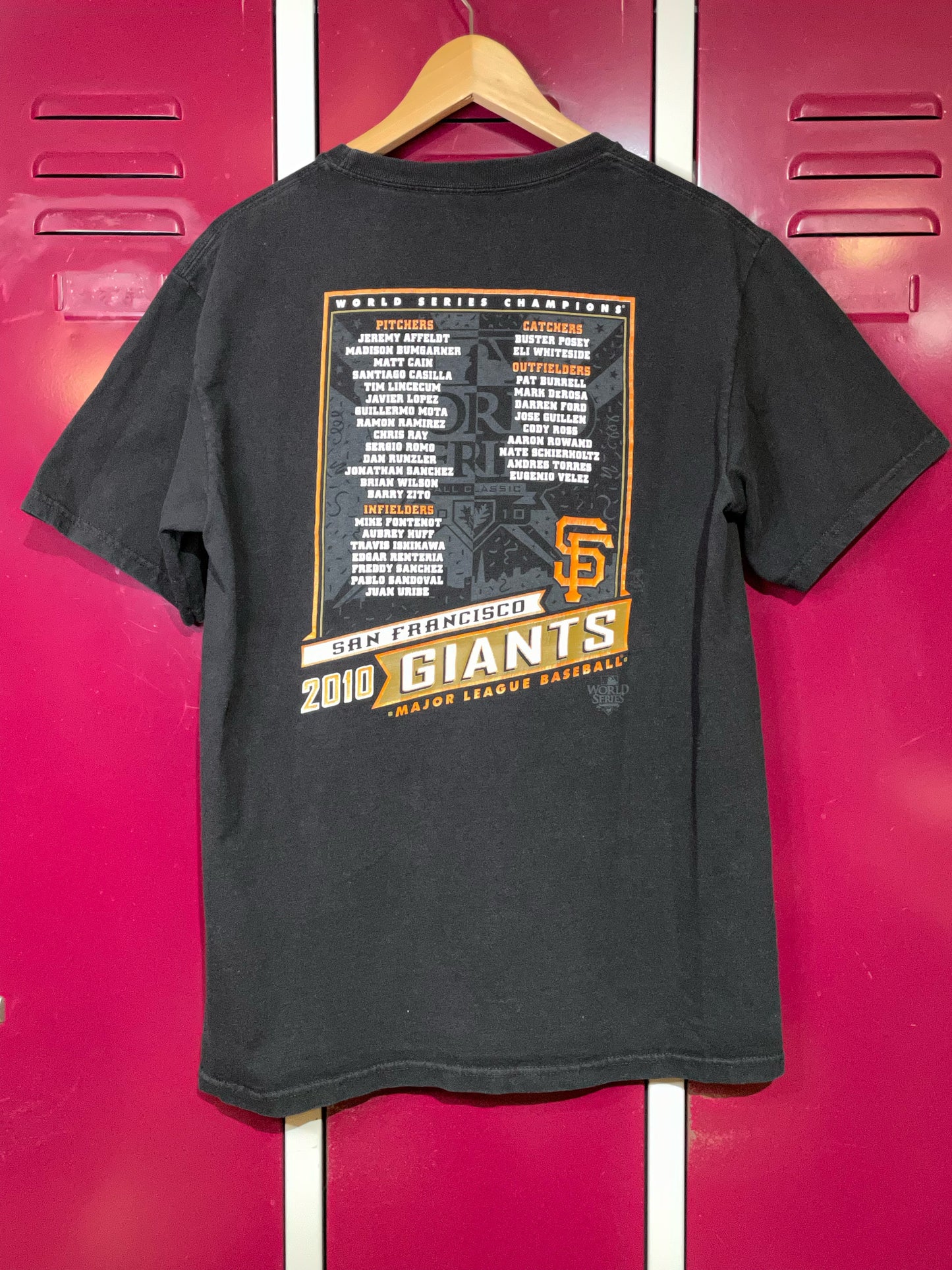 MAJESTIC SAN FRANCISCO GIANTS 2010 MLB T-SHIRT  SZ: M