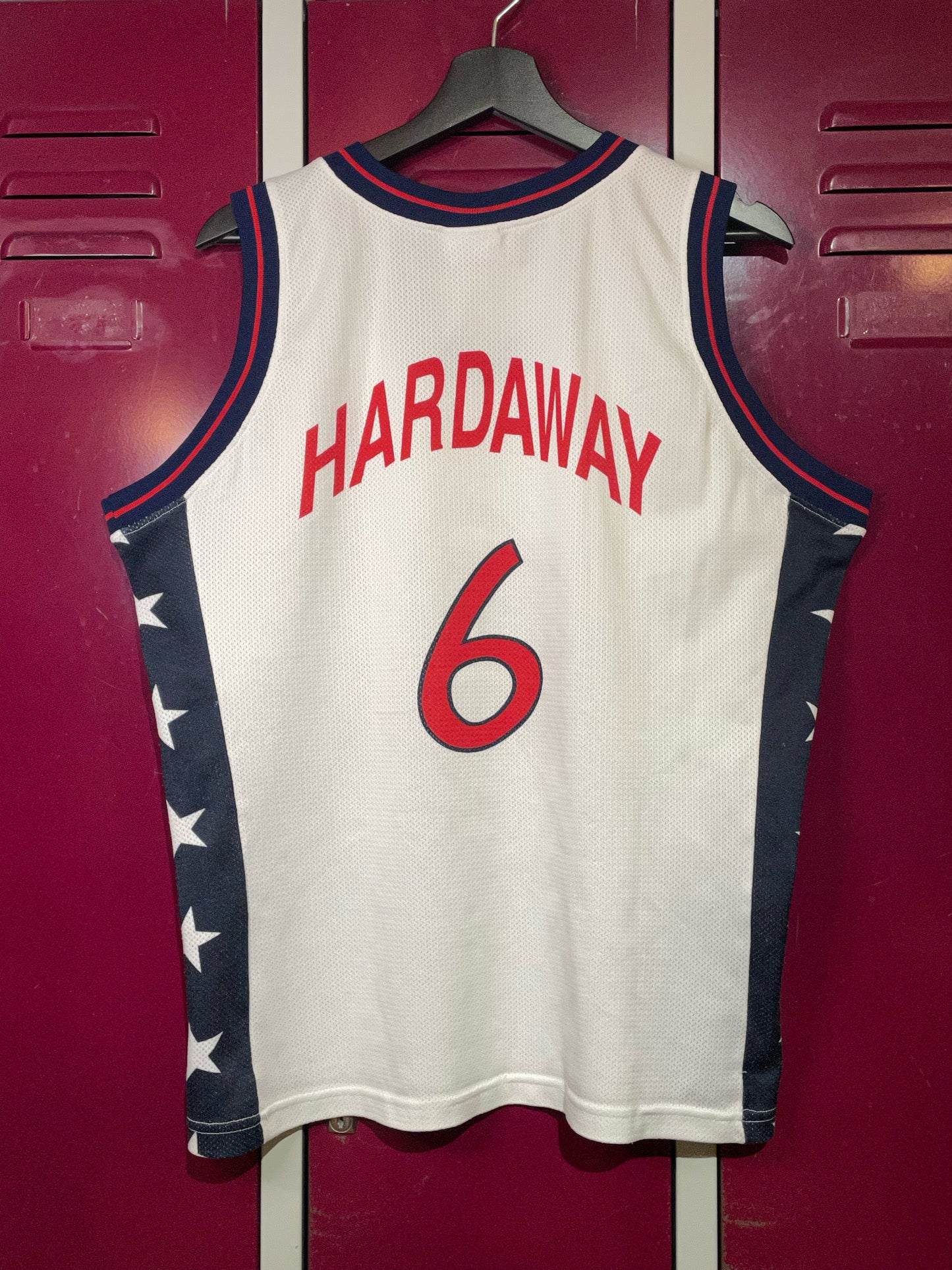 VINTAGE CHAMPION TEAM USA '96 "PENNY HARDAWAY" BASKETBALL JERSEY  SZ: S