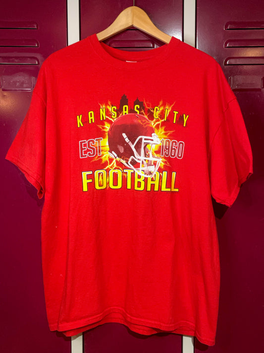 KANSAS CITY CHIEFS NFL FOOTBALL T-SHIRT  SZ: XL