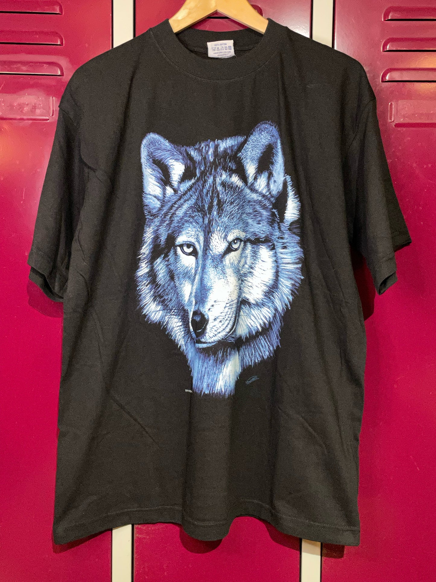 VINTAGE PRACTIVEWEAR WOLF T-SHIRT  SZ: XL