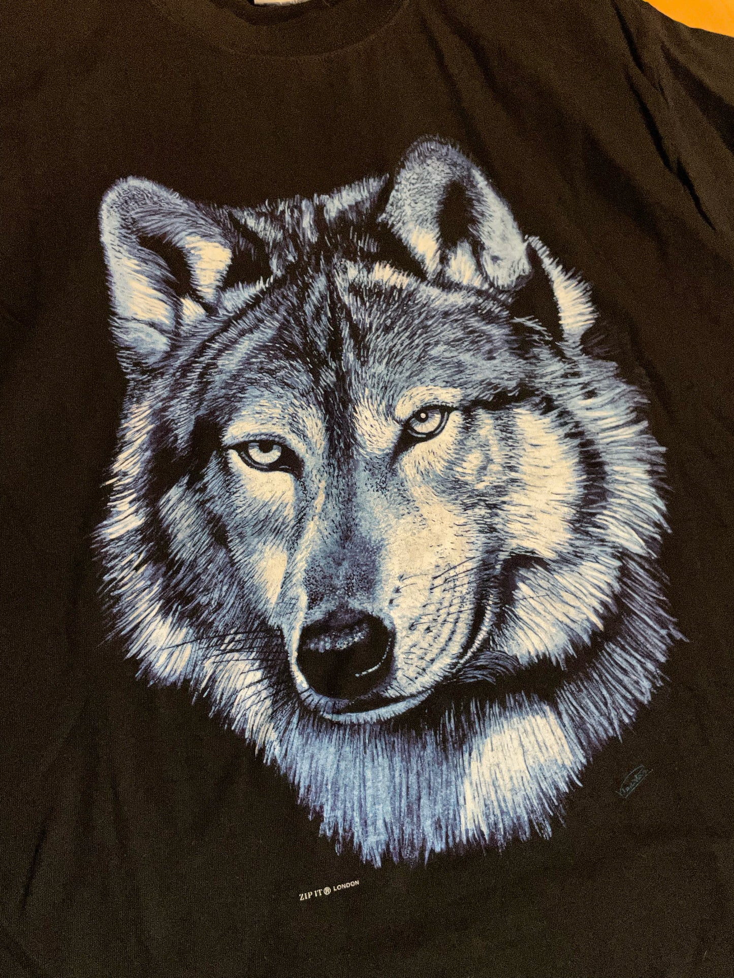 VINTAGE PRACTIVEWEAR WOLF T-SHIRT  SZ: XL