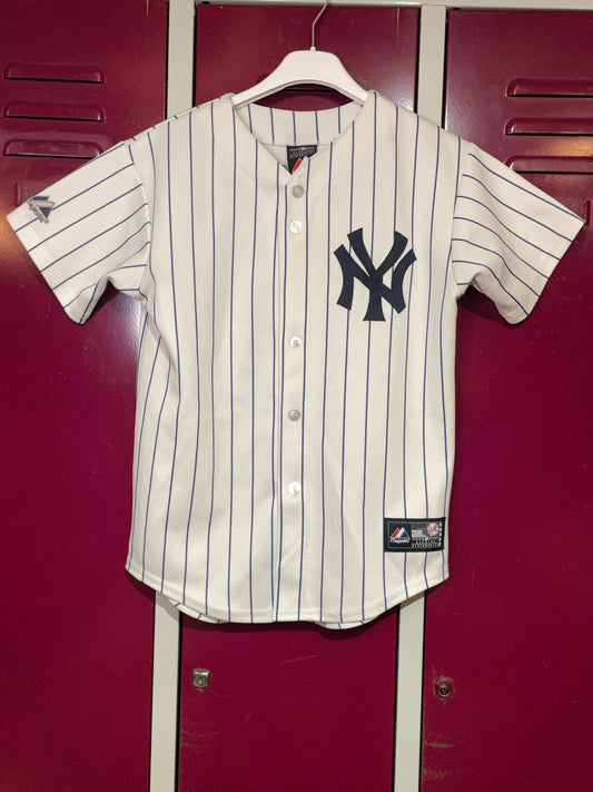 "KIDS" MAJESTIC NEW YORK YANKEES "ALEX RODRIGUEZ" MLB BASEBALL JERSEY  SZ: M (KIDS)