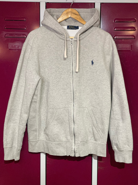 POLO RALPH LAUREN HOODIE ZIP UP  SZ: L