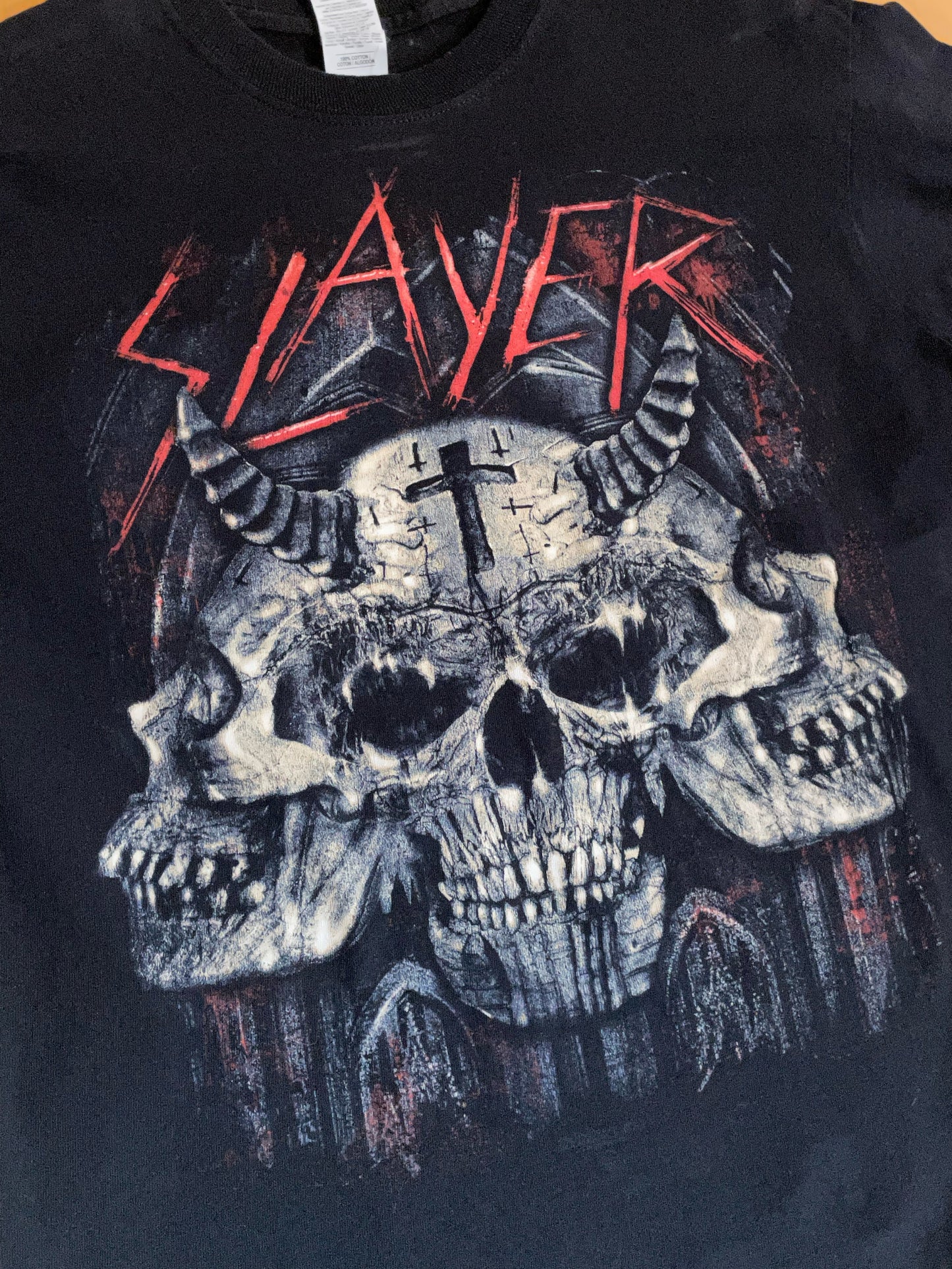 SLAYER MUSICBAND LONG SLEEVE T-SHIRT  SZ: M