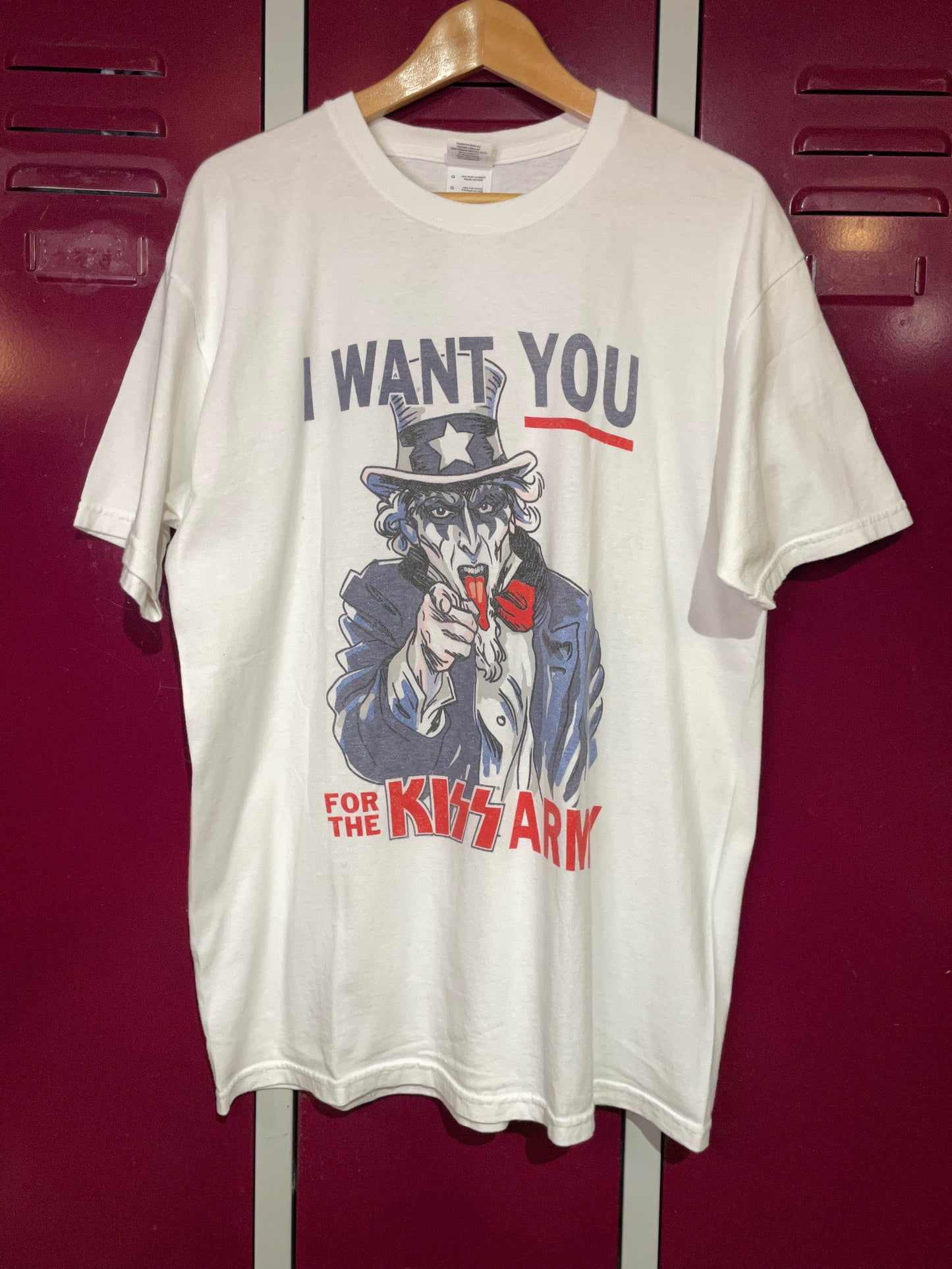 KISS "I WANT YOU" 2007 MUSIC BAND T-SHIRT  SZ: L