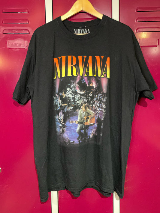 NIRVANA "Nirvana MTV Unplugged In New York 1993" MUSIC BAND T-SHIRT  SZ: L