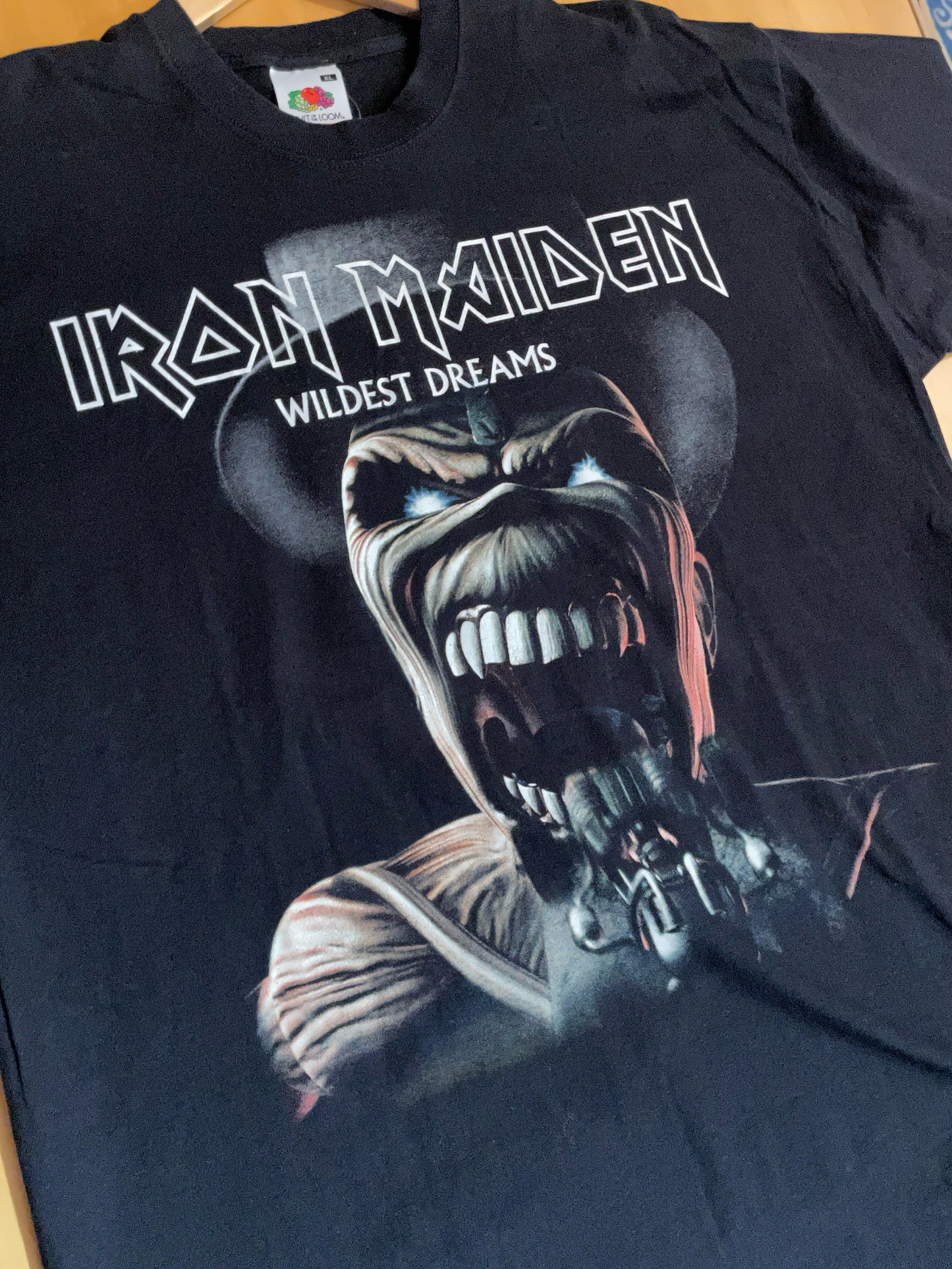 IRON MAIDEN "WILDEST DREAMS" MUSIC BAND T-SHIRT  SZ: XL