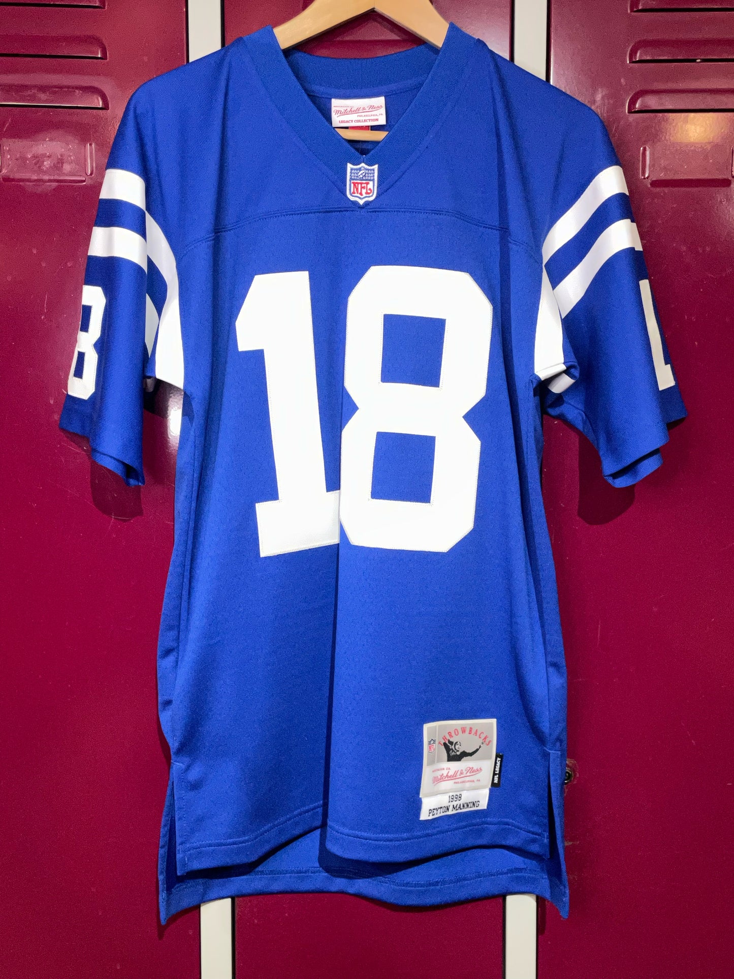 MITCHEL & NESS INDIANAPOLIS COLTS "PEYTON MANNING" NFL FOOTBALL JERSEY  SZ: 36/S