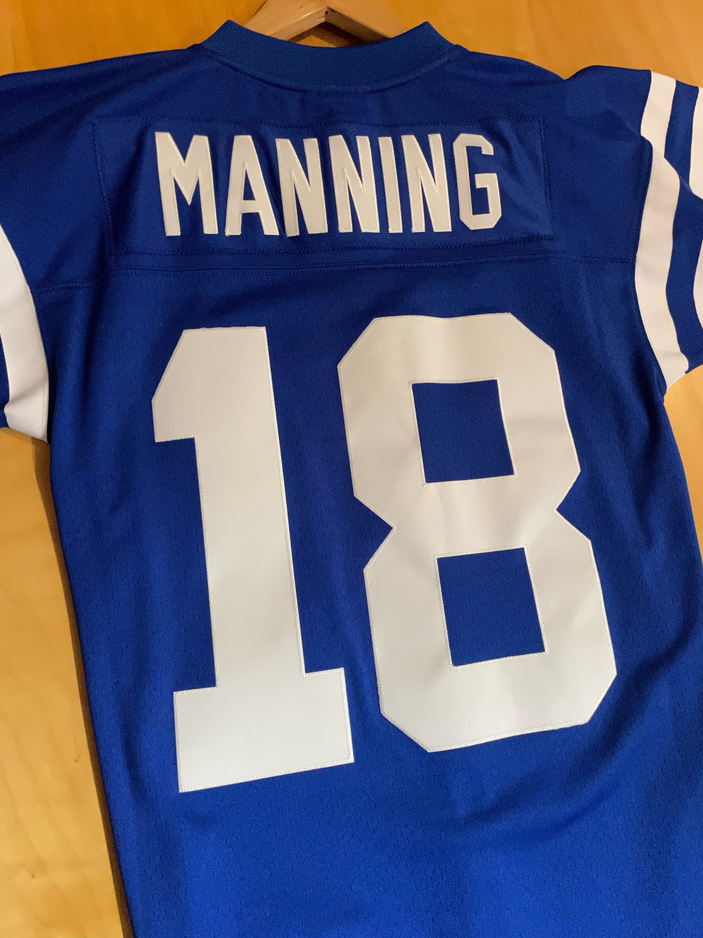 MITCHEL & NESS INDIANAPOLIS COLTS "PEYTON MANNING" NFL FOOTBALL JERSEY  SZ: 36/S