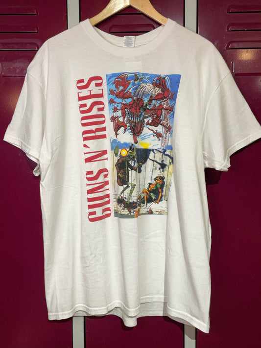 GUNS N' ROSES "WELCOME TO THE JUNGLE" 2016 MUSIC BAND T-SHIRT  SZ: XL