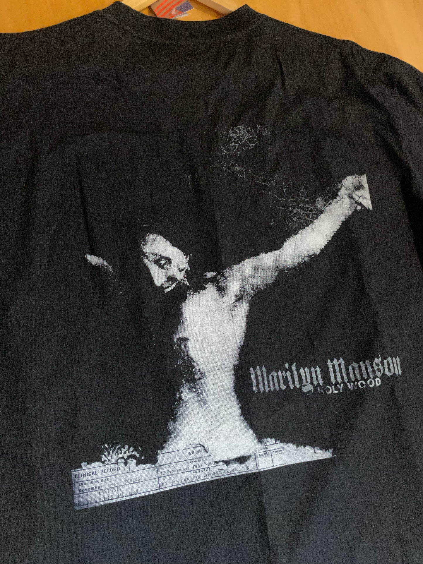 "DS" MARILYN MANSON "THE REVEREND" MUSIC BAND T-SHIRT  SZ: XXXL