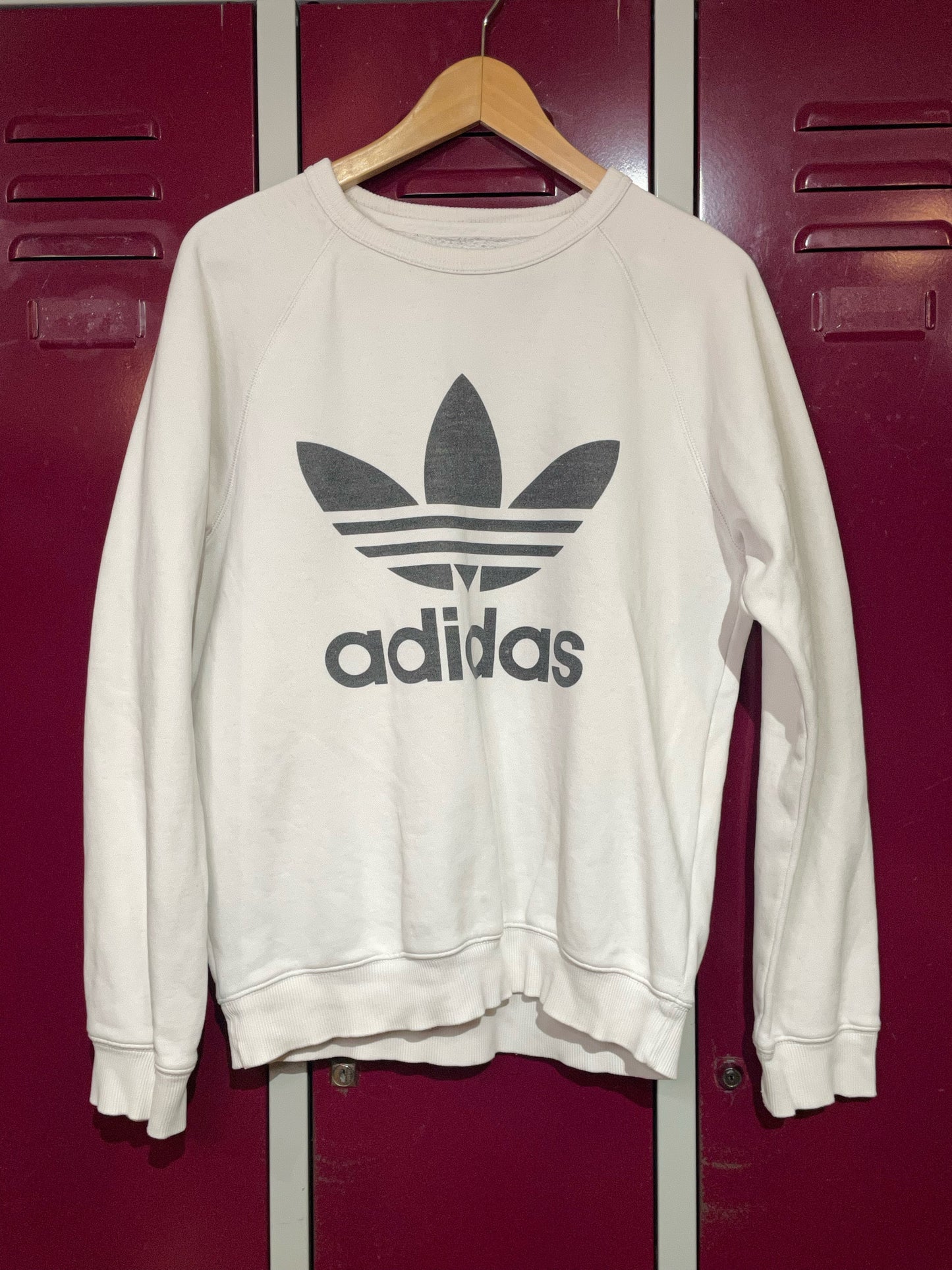 VINTAGE ADIDAS TREFOIL CREWNECK SWEATSHIRT  SZ: S