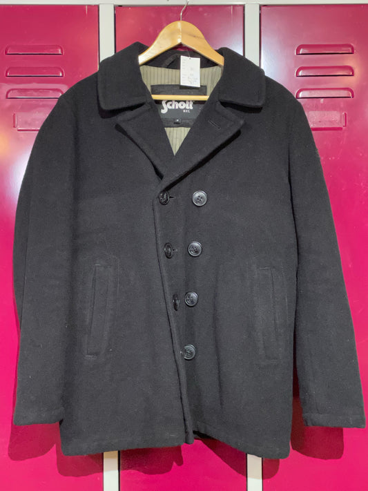 SCHOTT NYC WOOL CABAN JACKET SZ: M