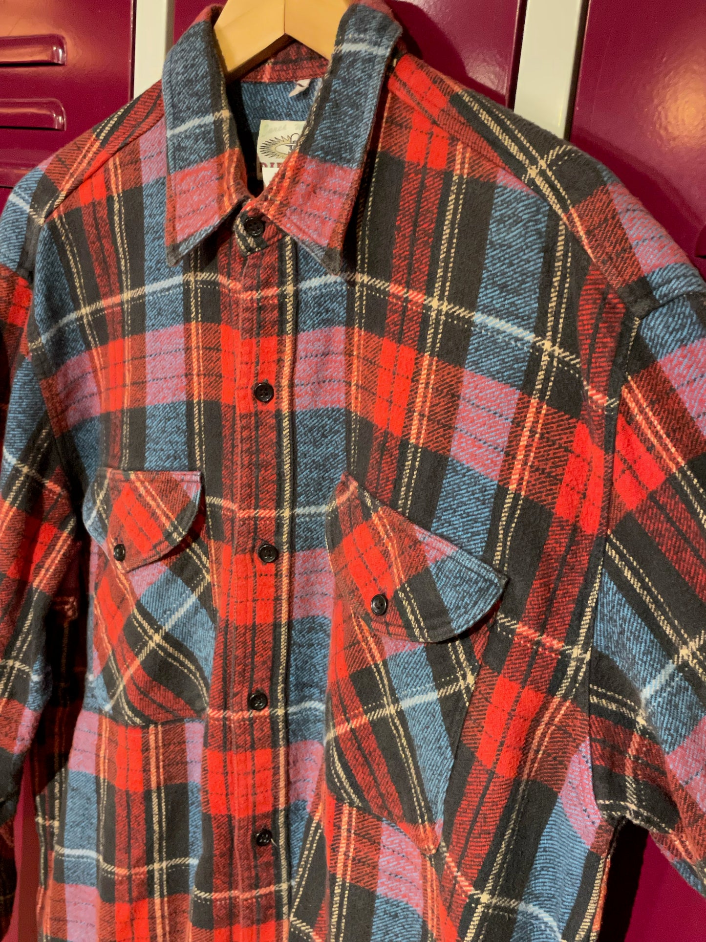 DIPINTO VINTAGE FLANNEL CHECKED SHIRT  SZ: XL