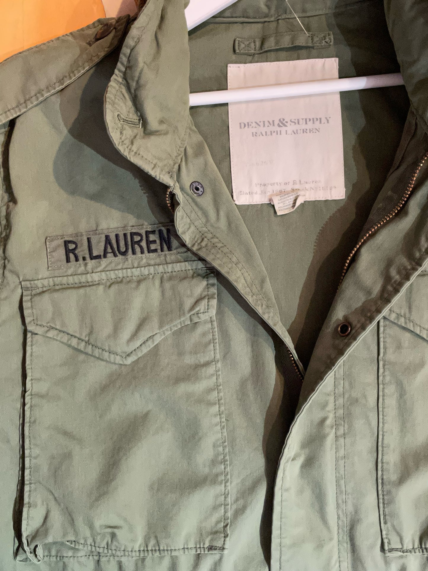 RALPH LAUREN MILITARY M65 FIELD JACKET  SZ: M