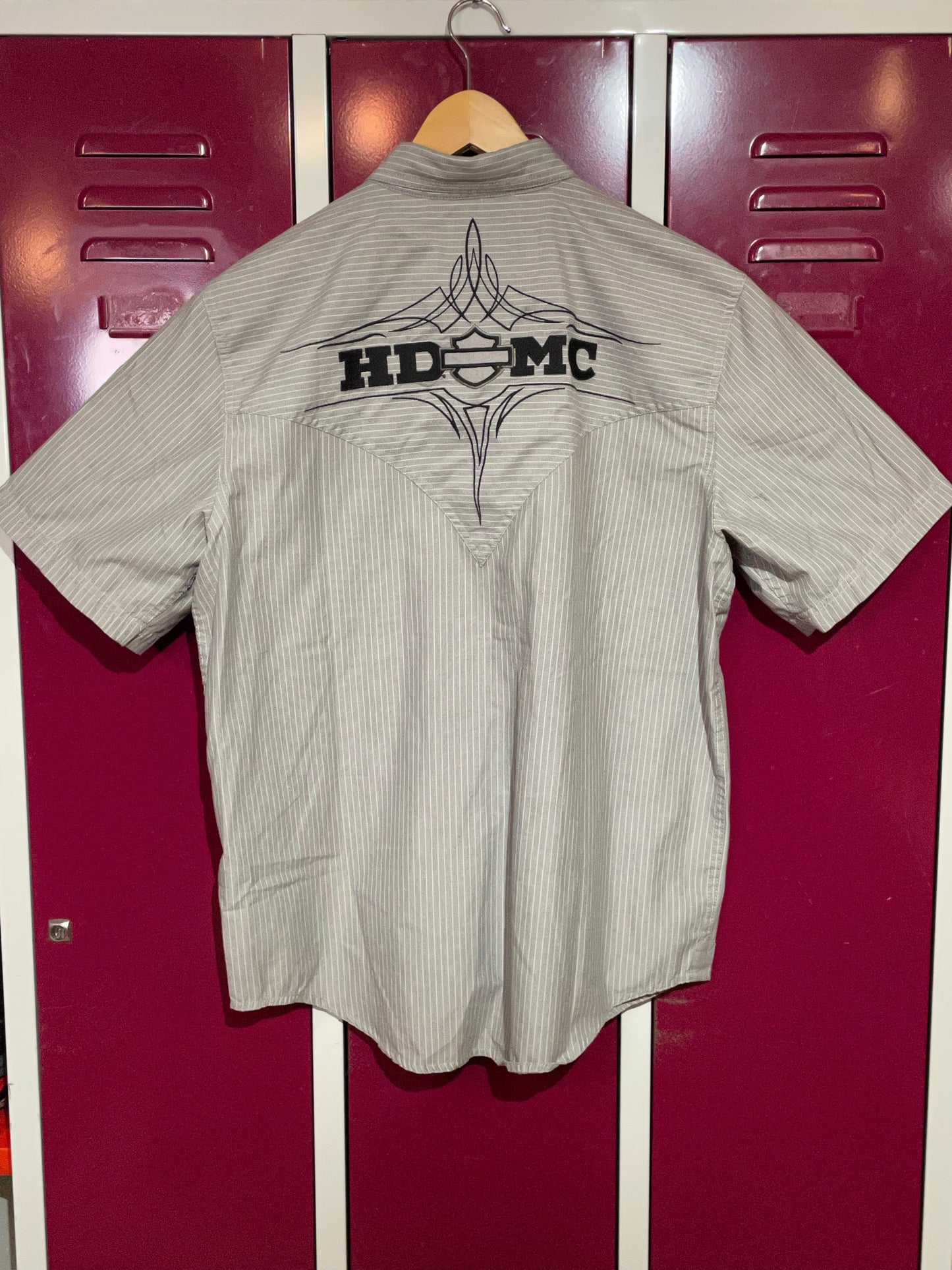 HARLEY DAVIDSON HD-MC BACK SHORT SLEEVES SHIRT SZ: L