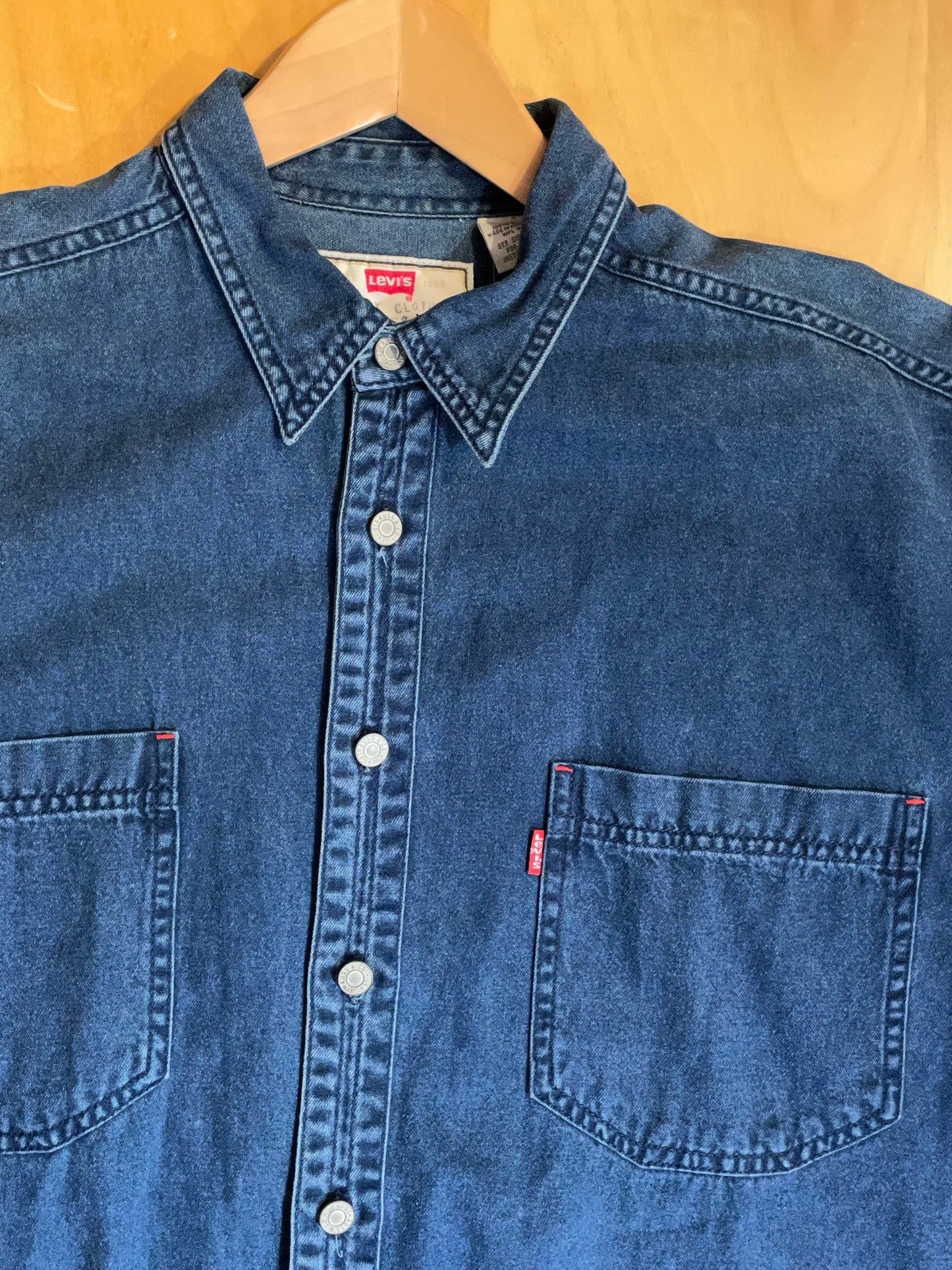 LEVI'S VINTAGE WORKER DENIM SHIRT  SZ: L