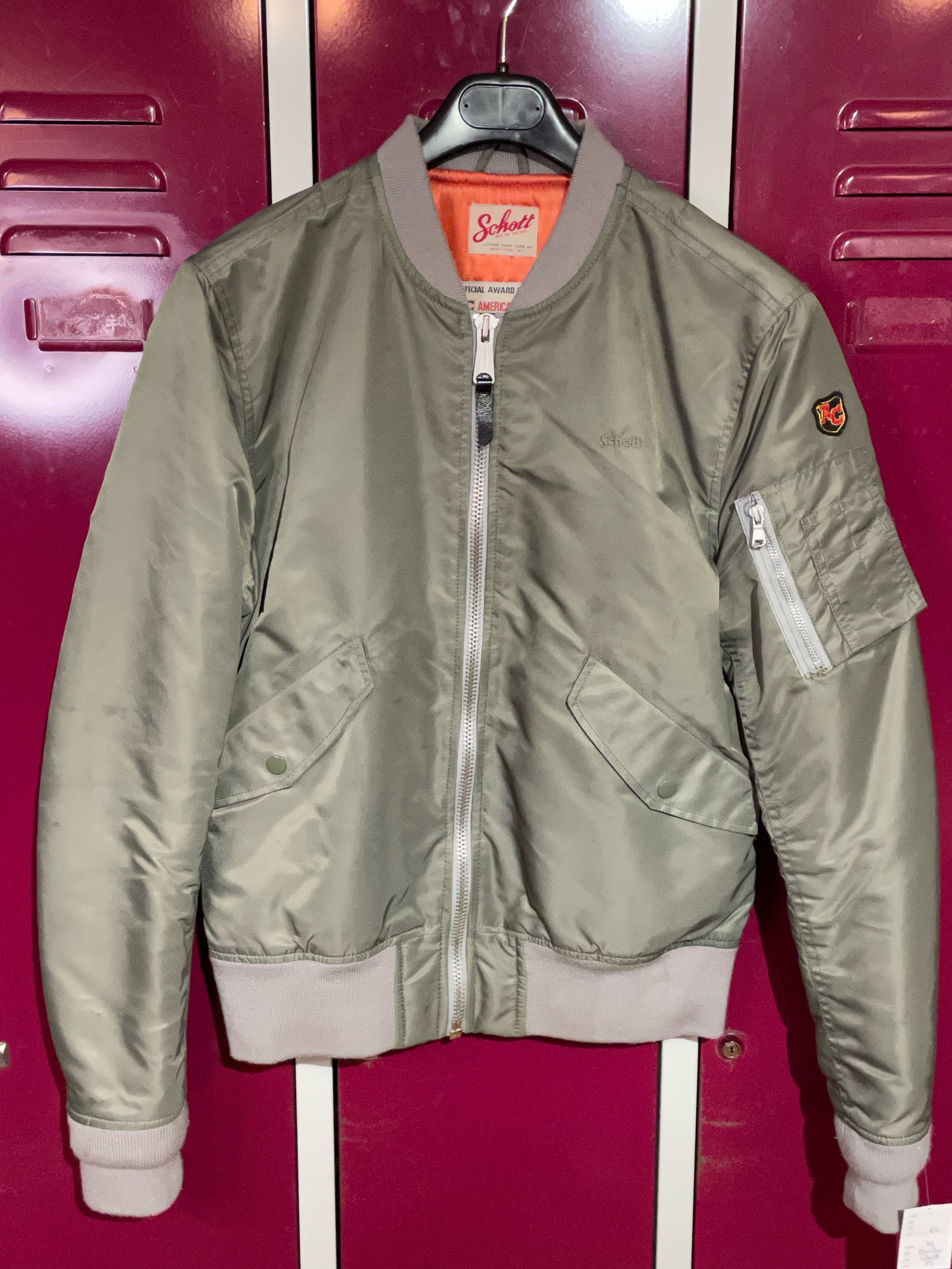 Schott N.Y.C. 9628 Men's Nylon Flight Jacket