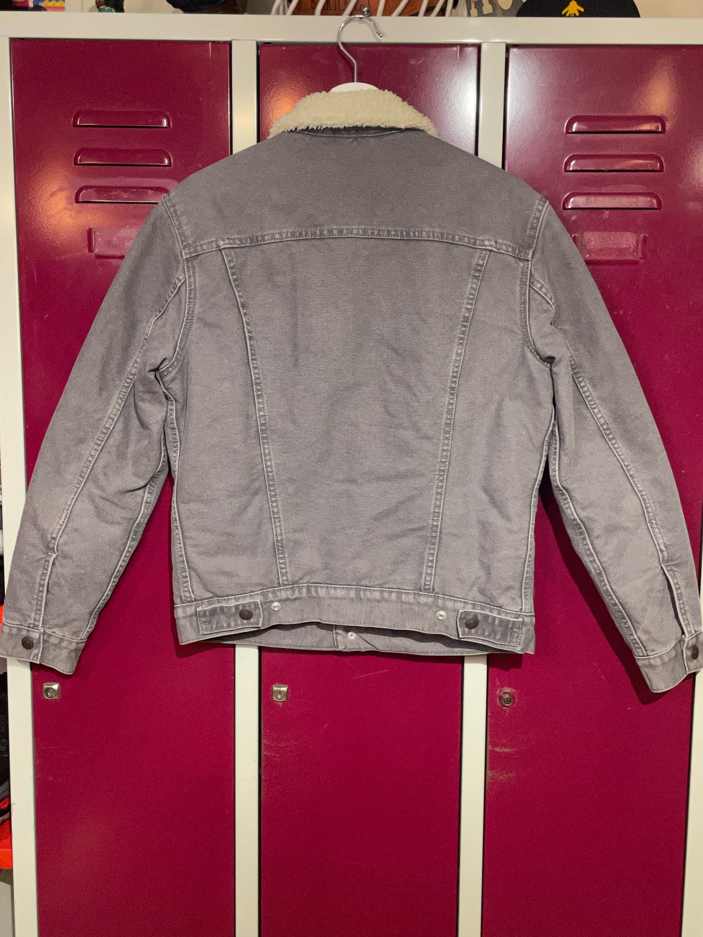 LEVI'S SHERPA DENIM JACKET SZ: S